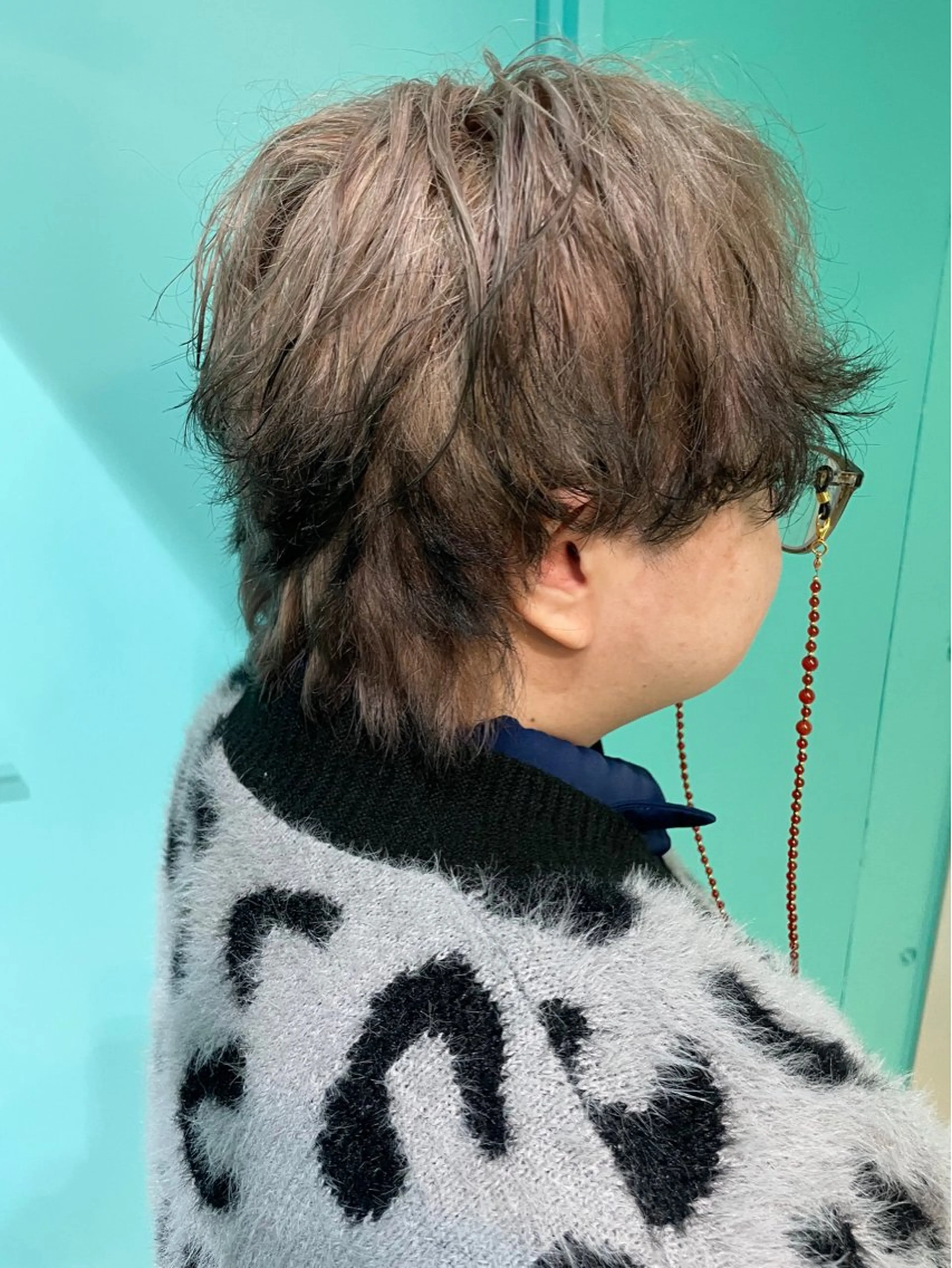 ショート カラー ブリーチ ダブルカラー ウルフカット ヘアカラー 🫧ショート/ボブ 池袋西口・泡渕✂️のヘアスタイル