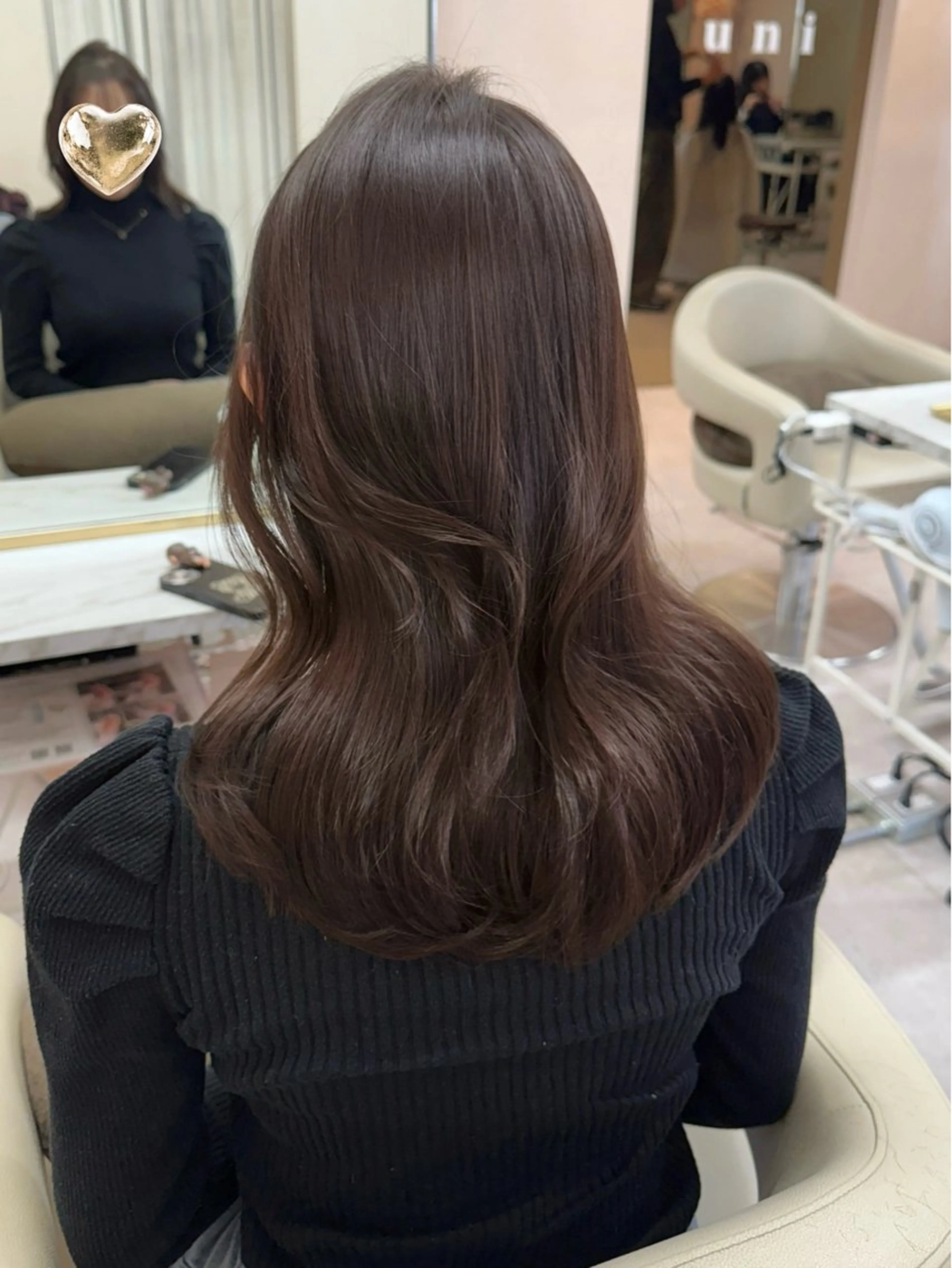 セミロング カラー カット ヘアカラー トリートメント ♡韓国/レイヤー カット/Ayana♡のヘアスタイル