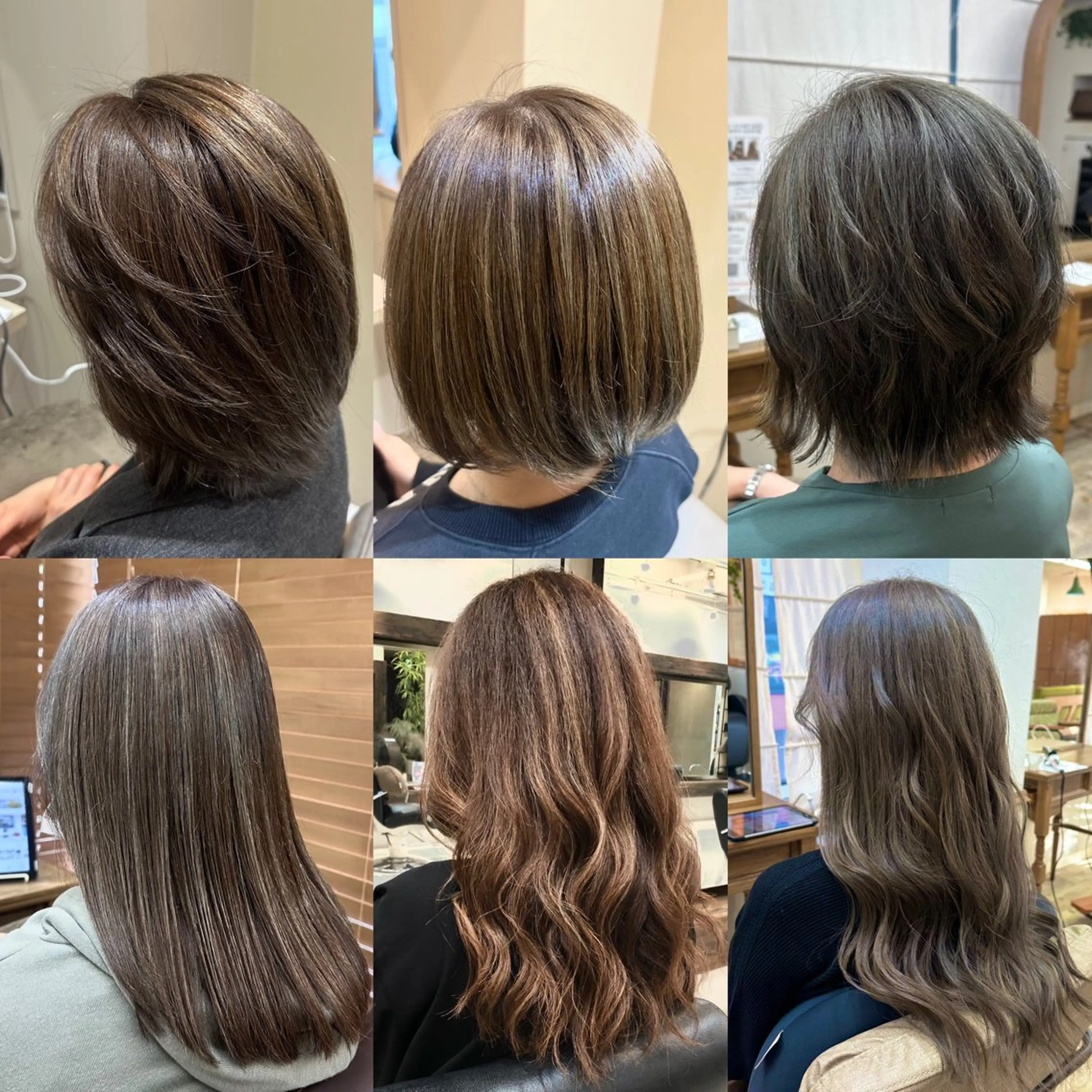 １日1名様限定割【脱白髪染め】白髪ぼかしハイライト＋脱白髪染めカラー＋アルカリ酸熱tr＋ケラチンtrの写真