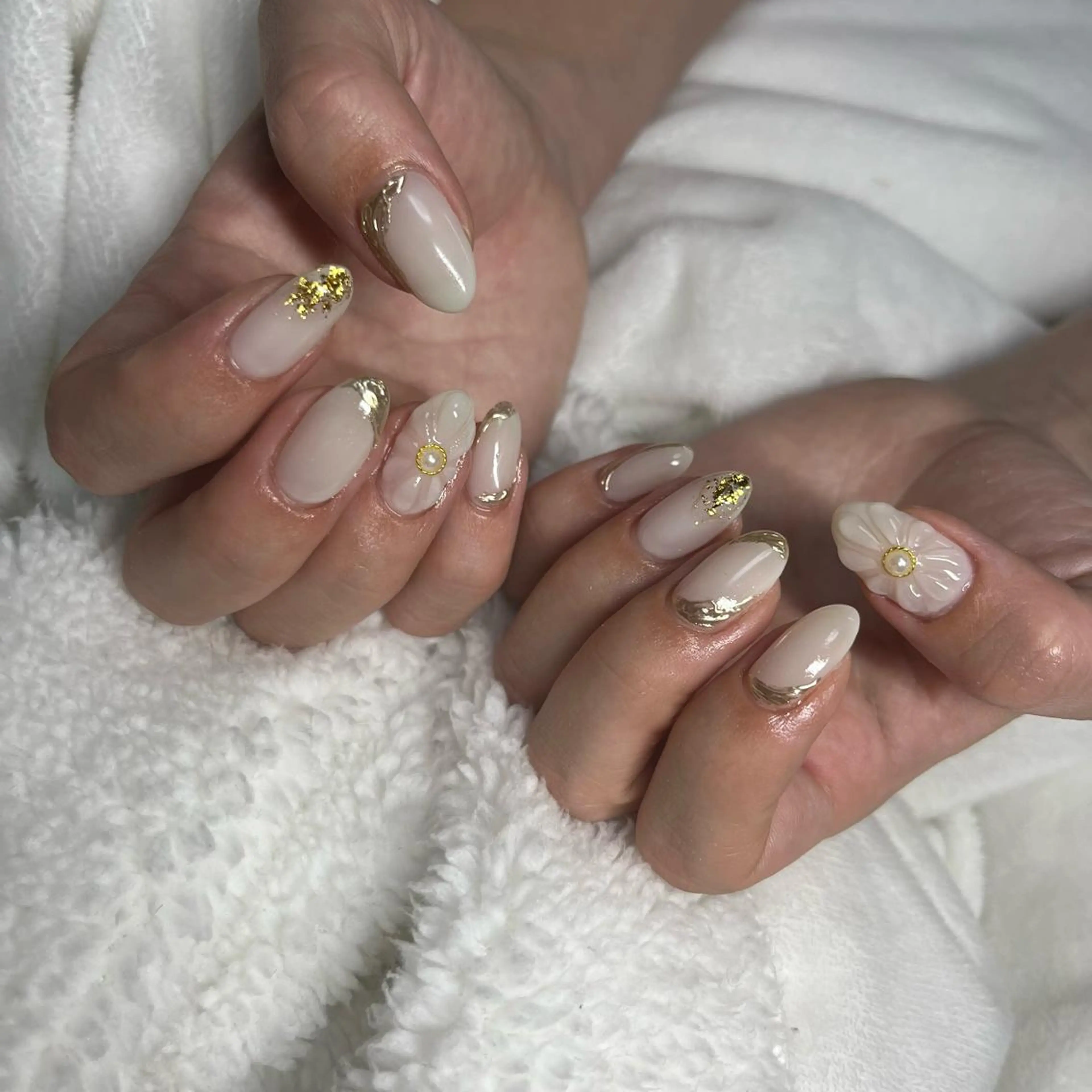 ショート カラー ネイル nail salon LNのネイルデザイン