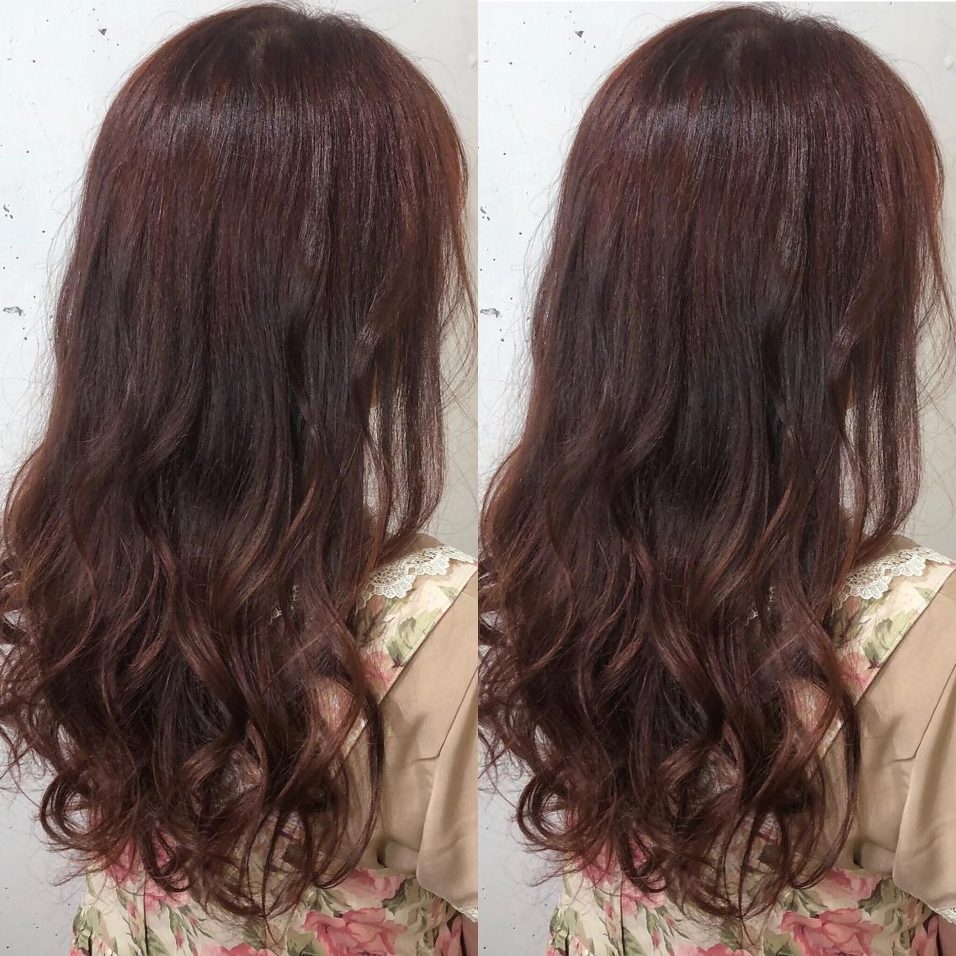 ロング カラー パーマ ヘアアレンジ 八巻 晴香のヘアスタイル