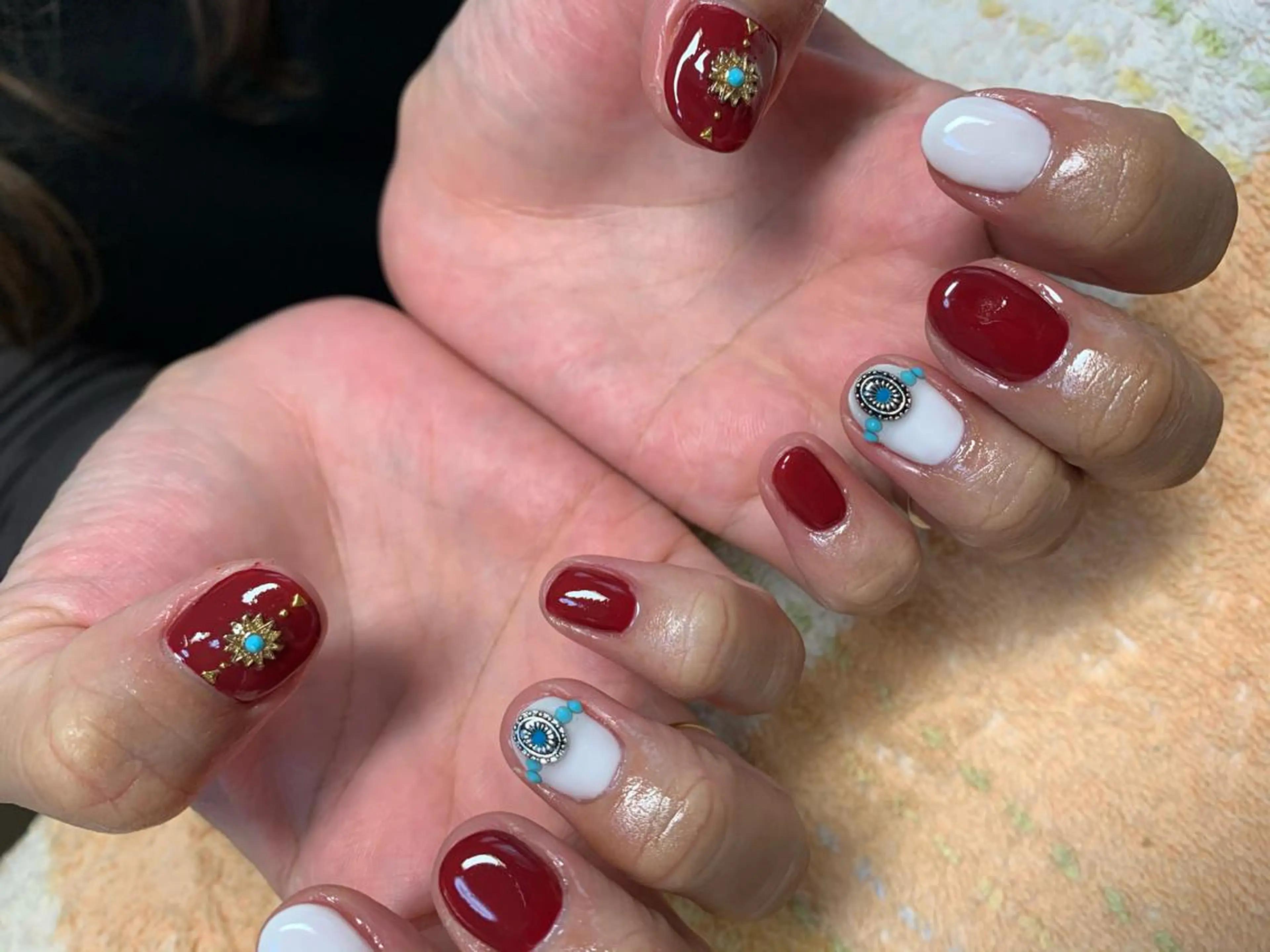 ネイル rukianail 新里のネイルデザイン