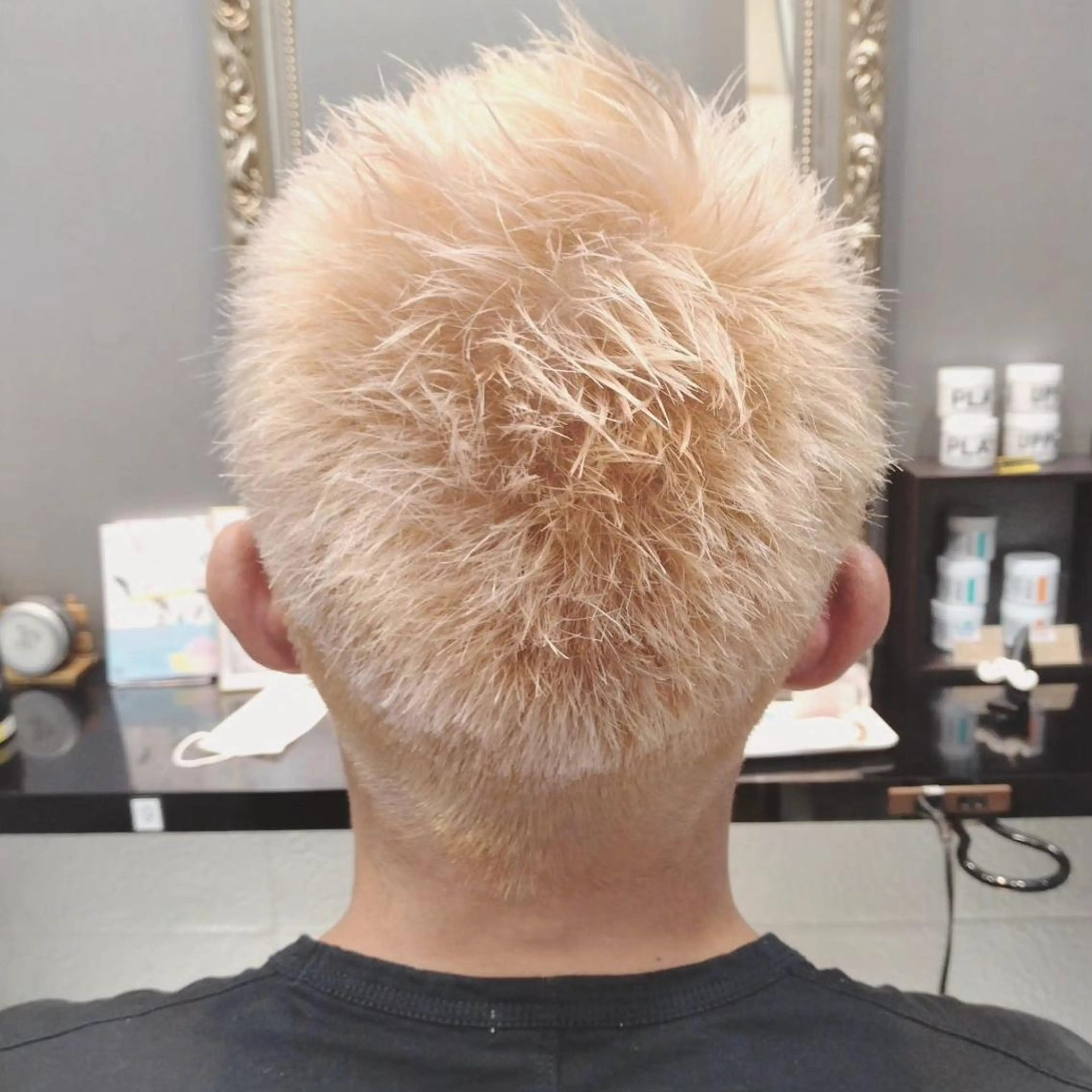 ショート カラー パーマ メンズ キッズ マツエク・マツパ ケアカラー パリジェンヌラッシュリフト まつげパーマ エクステ 髪質改善 sara 荒井店のヘアスタイル