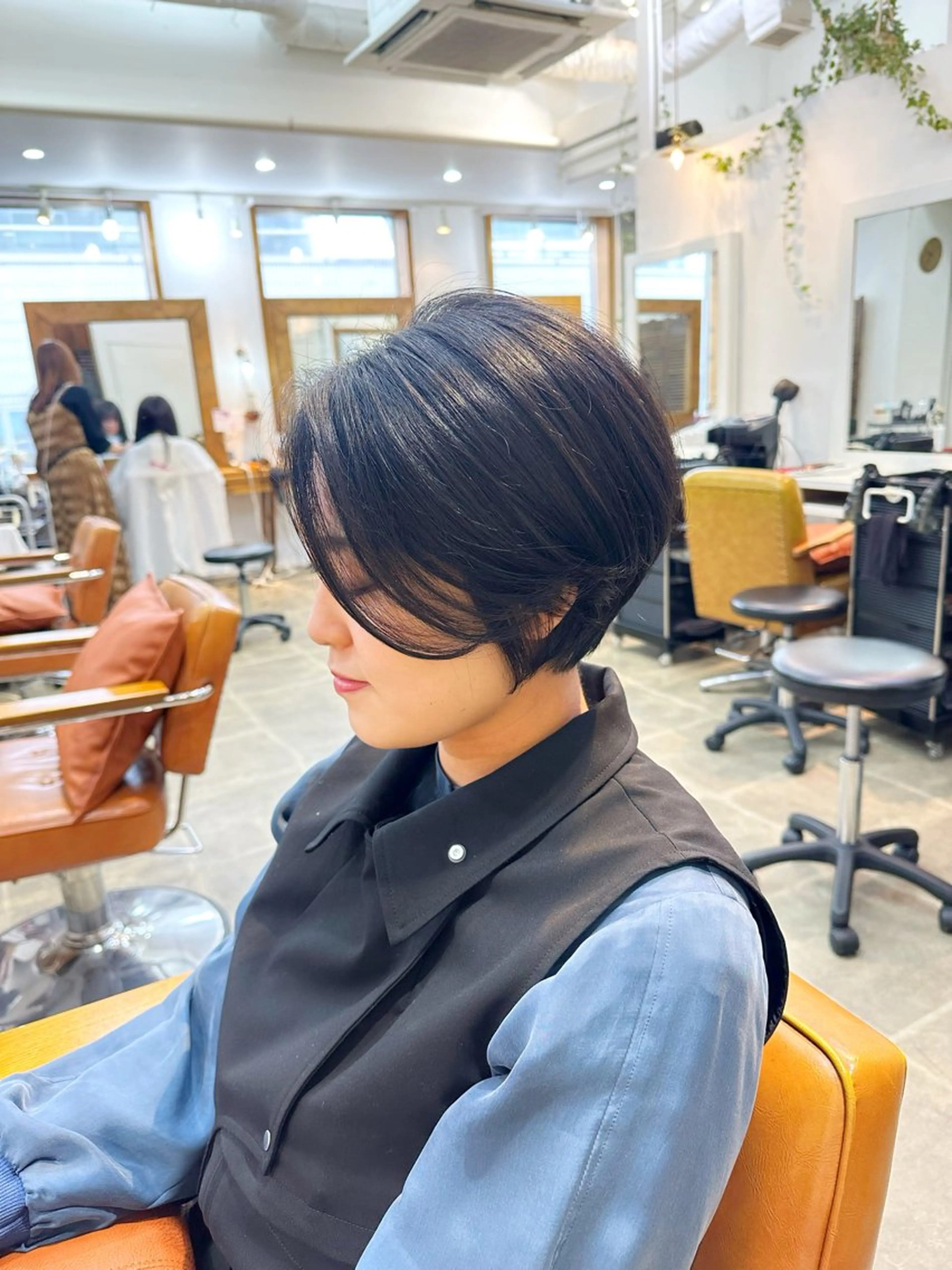 ショート くせ毛 カット 👑銀座ショート/ 絶壁補正/金子涼👑のヘアスタイル