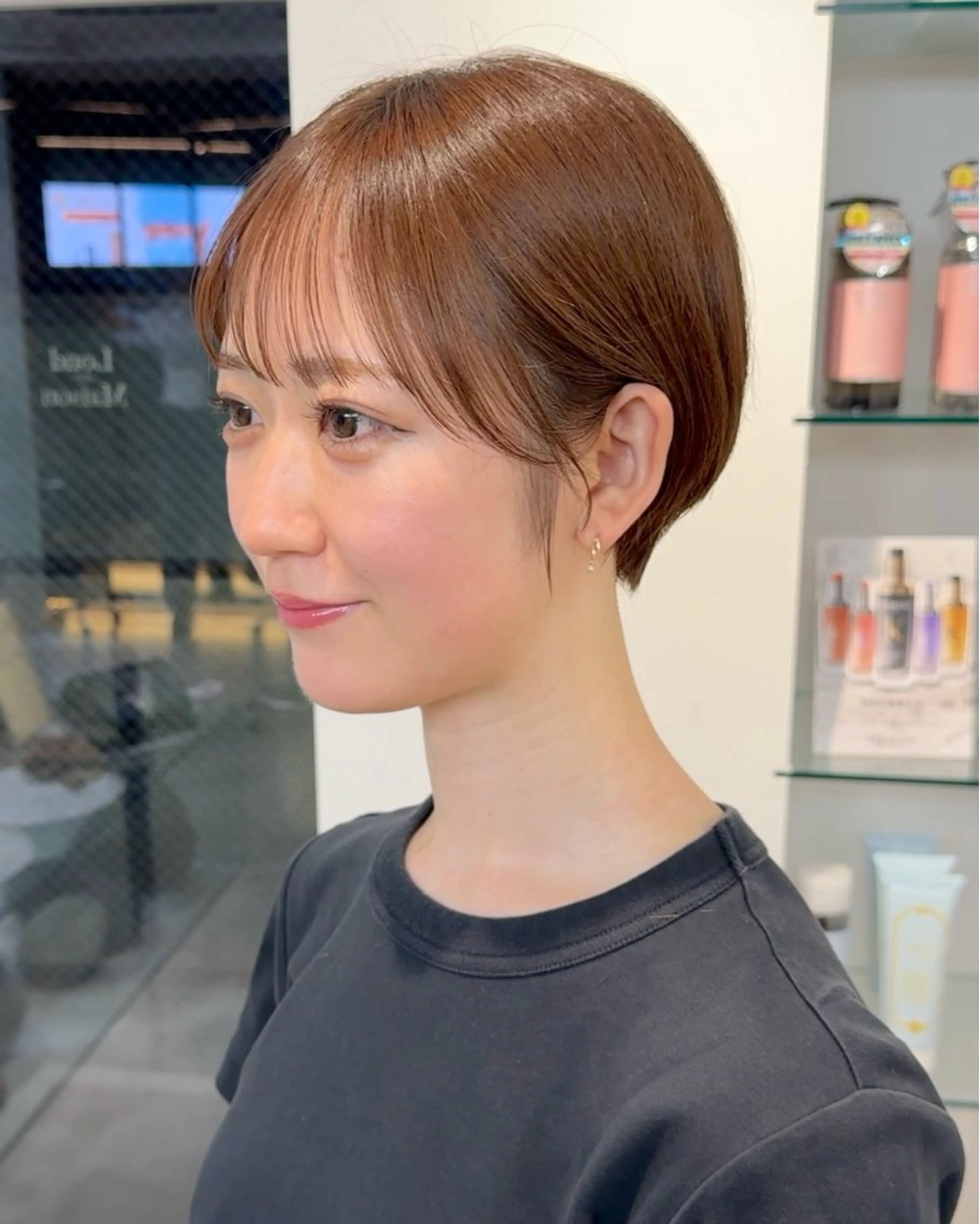 ショート パーマ ショートボブ 丸みショート ボブ 似合わせカット ショートヘア カット 縮毛矯正 トリートメント ショート/ボブ/パー マ原宿🪷Akinaのヘアスタイル