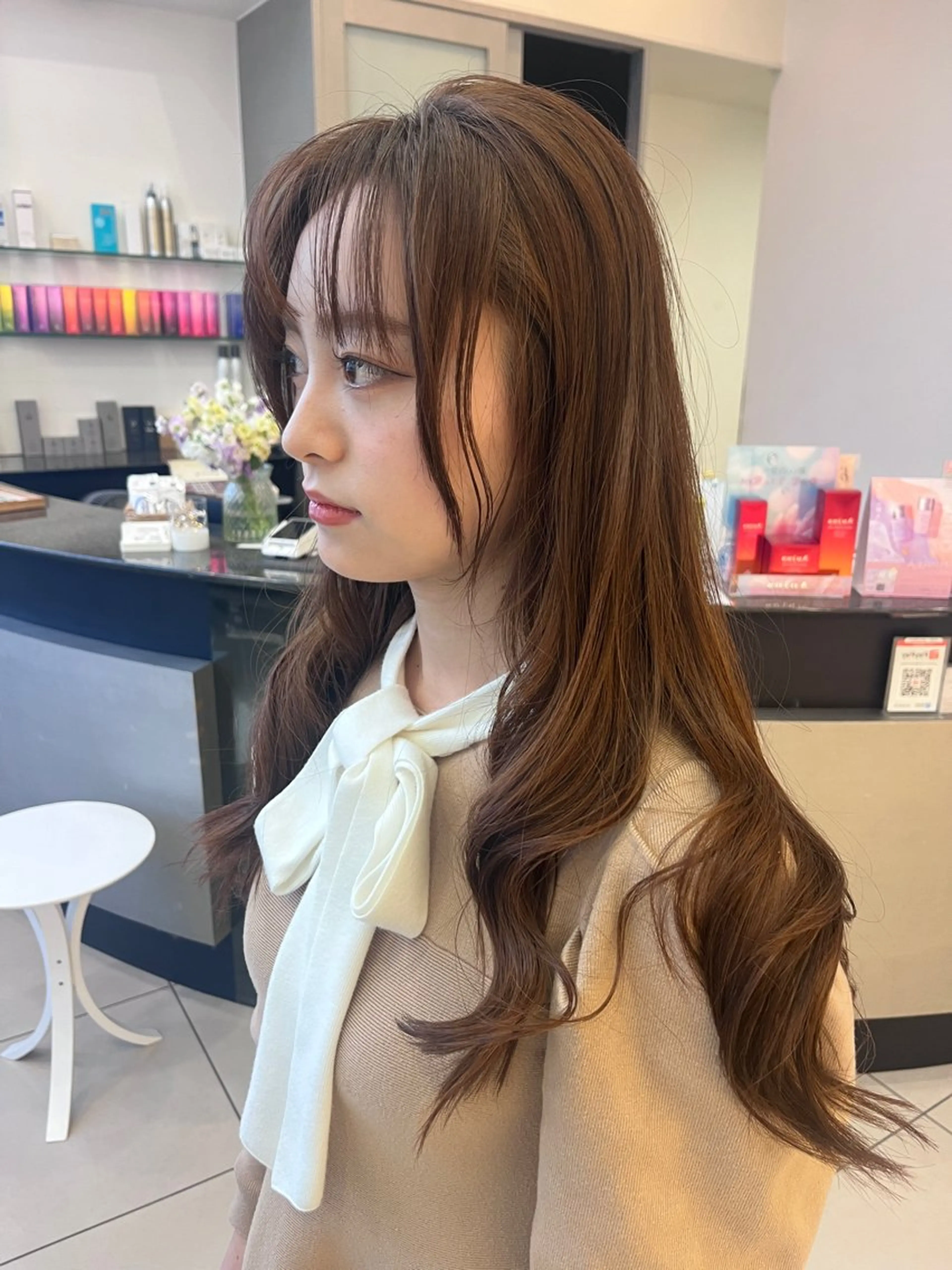 ロング 田辺 貞和のヘアスタイル