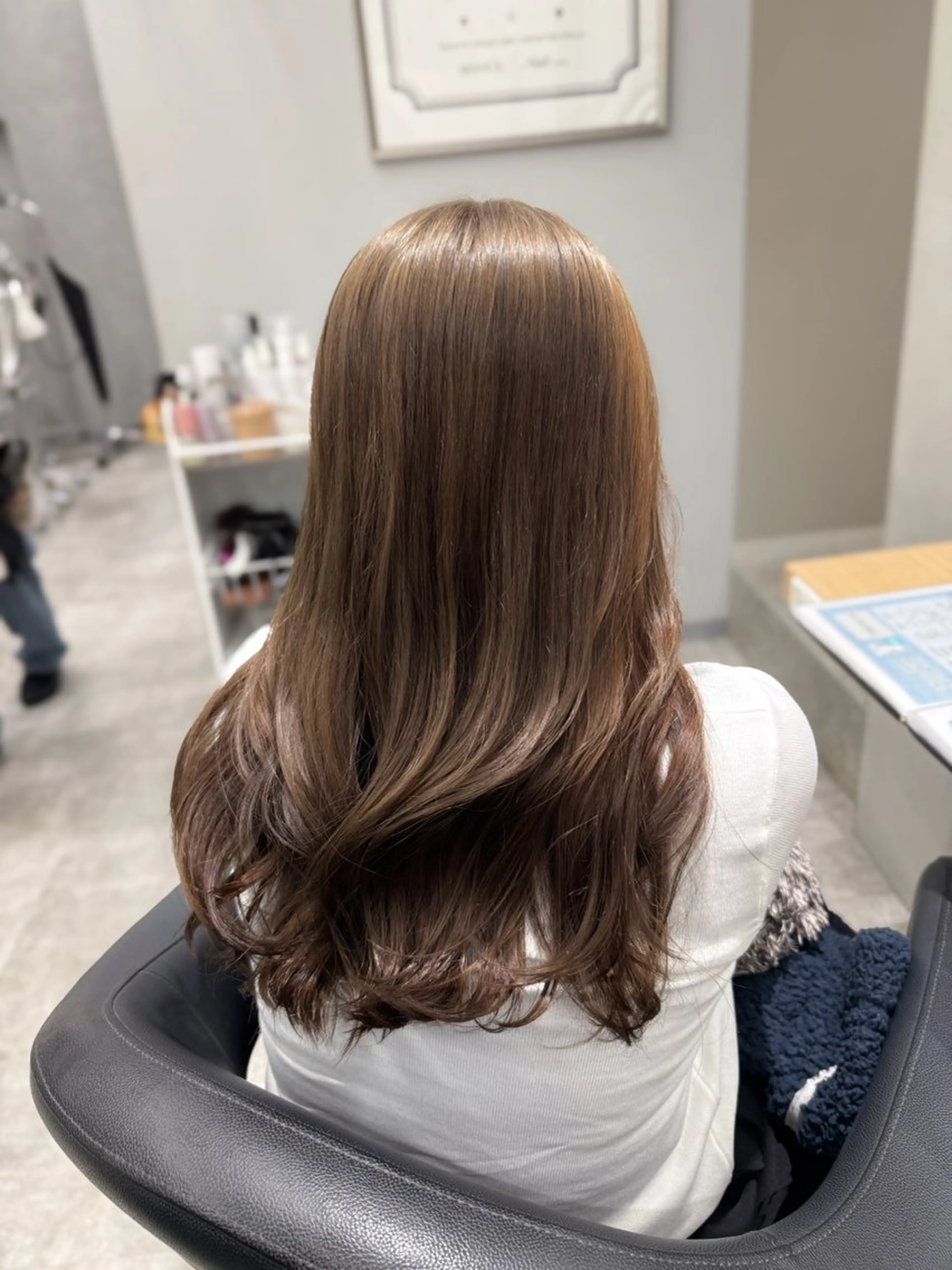 ロング カラー ベージュカラー ブリーチ ケアブリーチ ヘアカラー トリートメント AVANCE.京橋店所属・美髪🫧ブリーチ/ デザイン/永田汰伊智のヘアスタイル