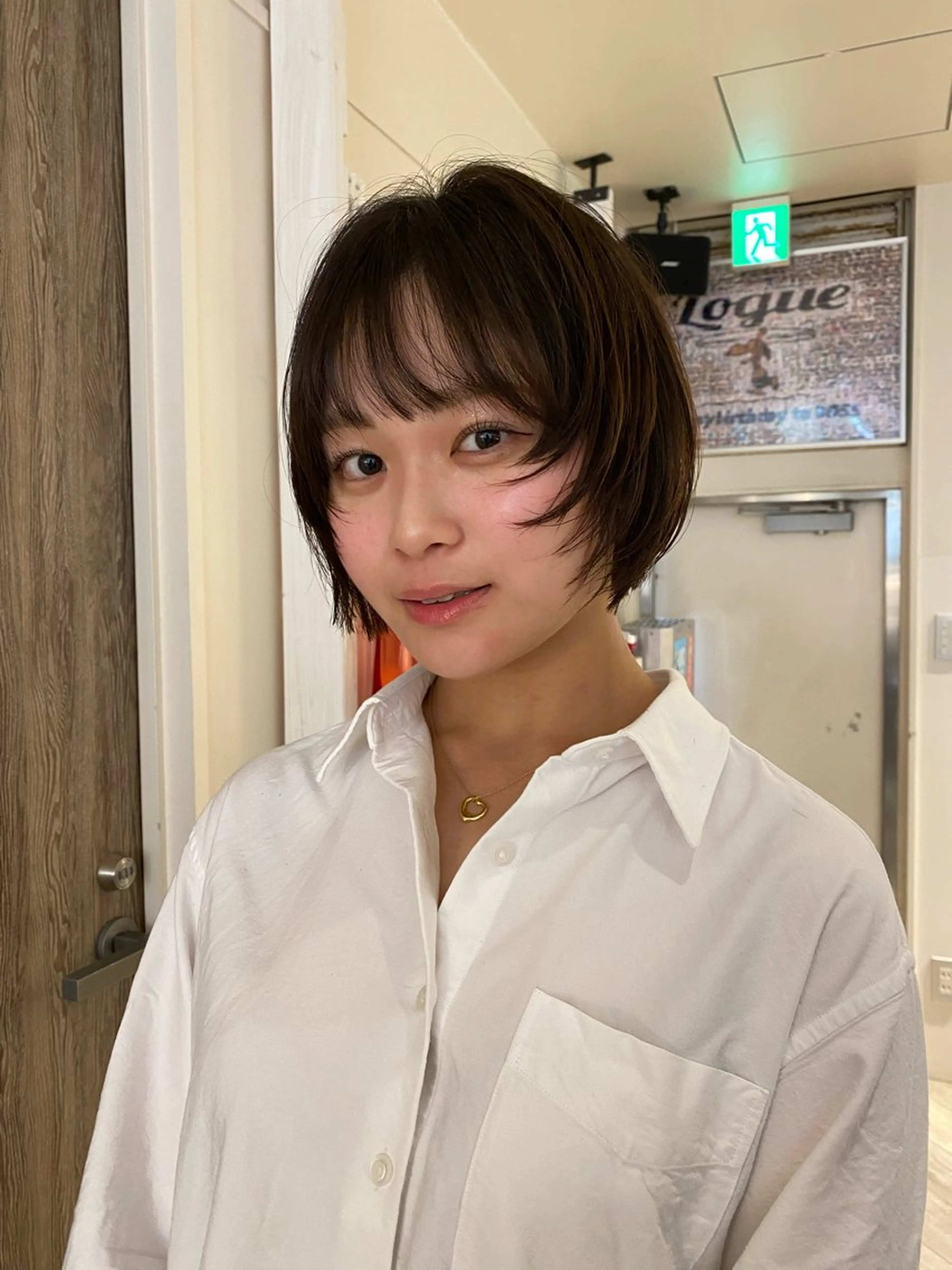 ショート カラー カット ヘアカラー ナチュラルヘア🫧 ナナミのヘアスタイル