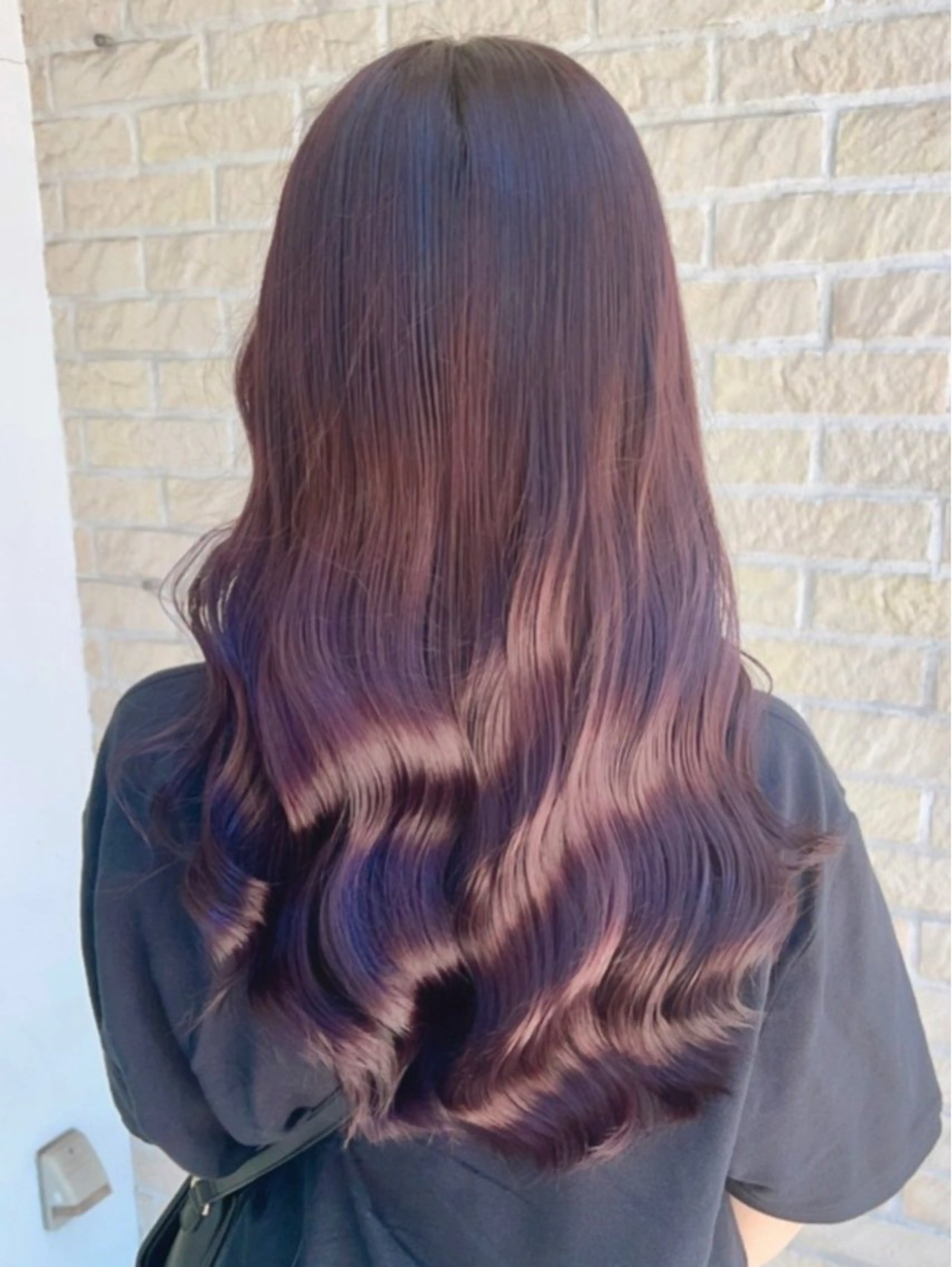 セミロング カラー ピンクカラー ヘアカラー トリートメント 髪質改善カラー 指名No.1👑のヘアスタイル