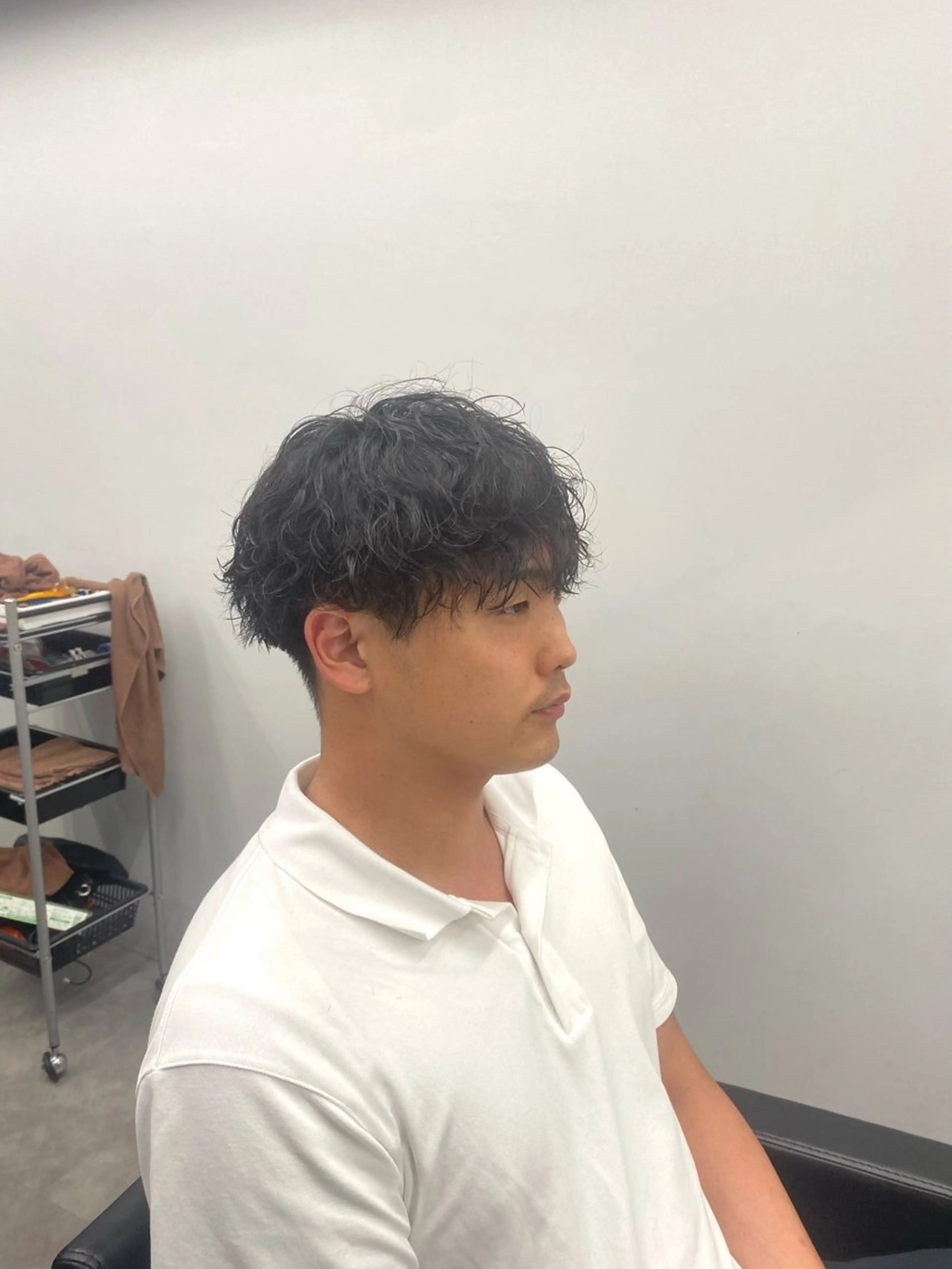 パーマ メンズ メンズパーマ 波巻きパーマ RIKIYA👑 北千住メンズ特化👑のヘアスタイル