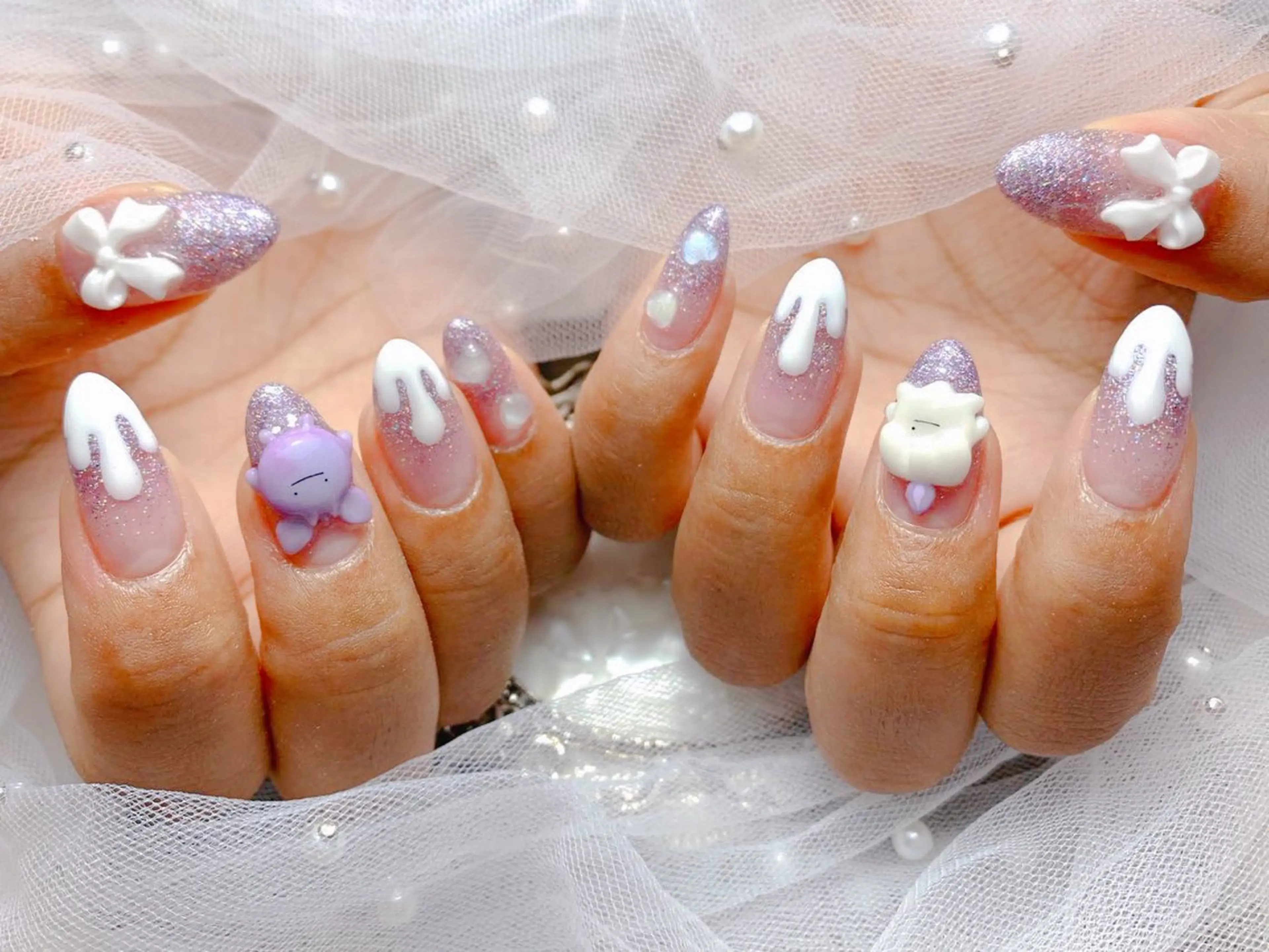 ネイル マジック ミラーのネイルデザイン