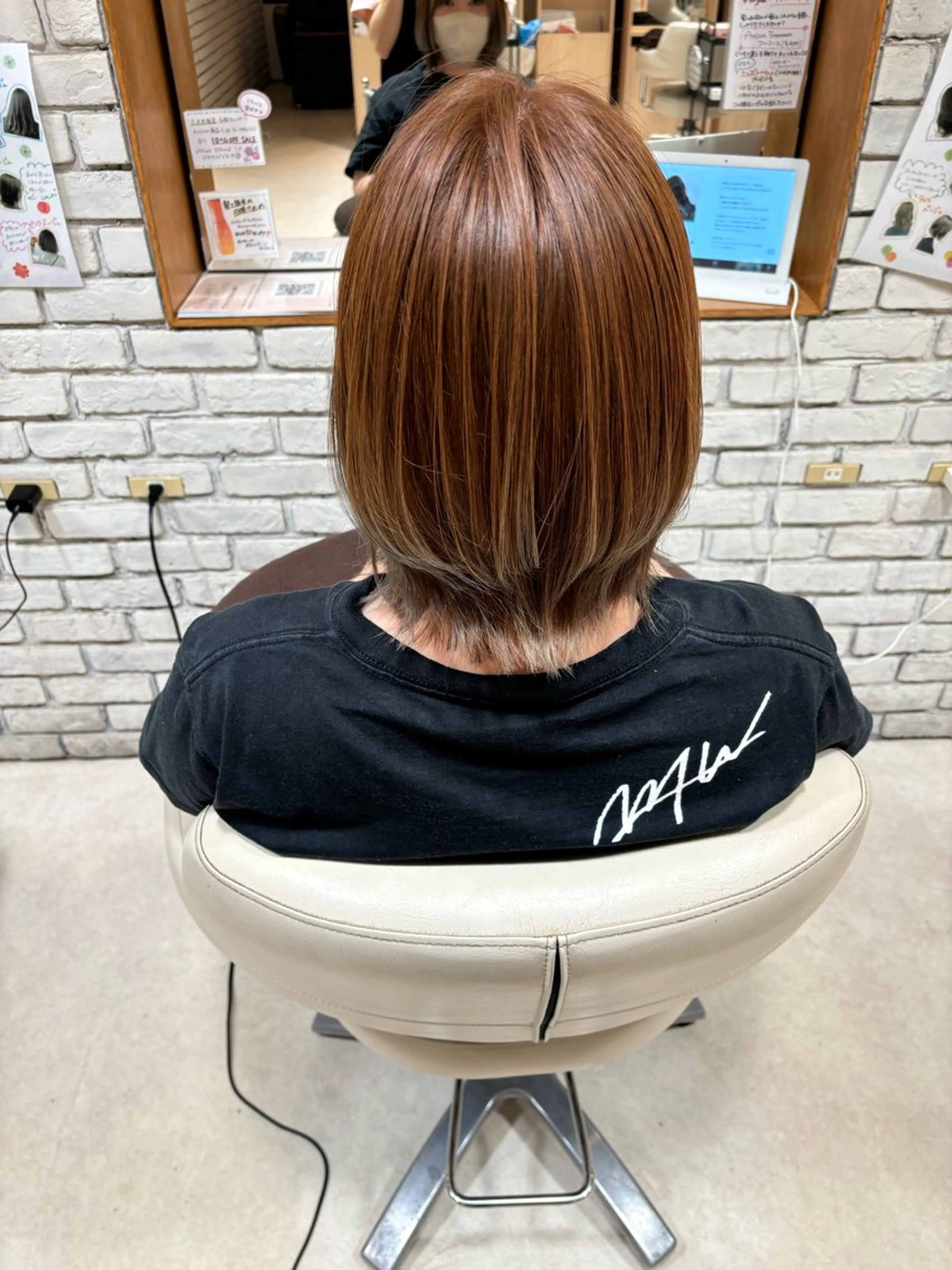 カラー 南 颯七のヘアスタイル