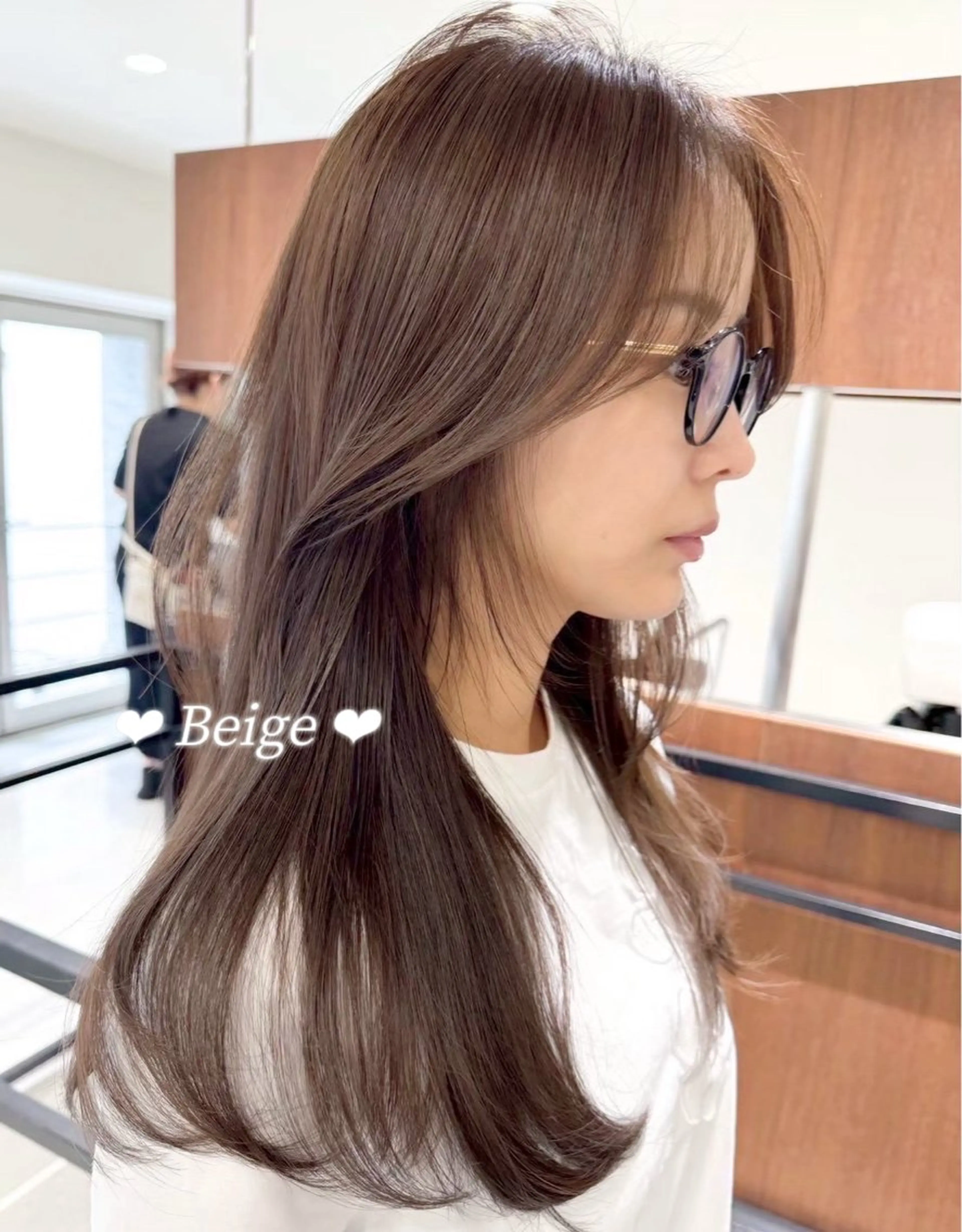 ロング カラー ヘアカラー 大塚 加奈恵のヘアスタイル