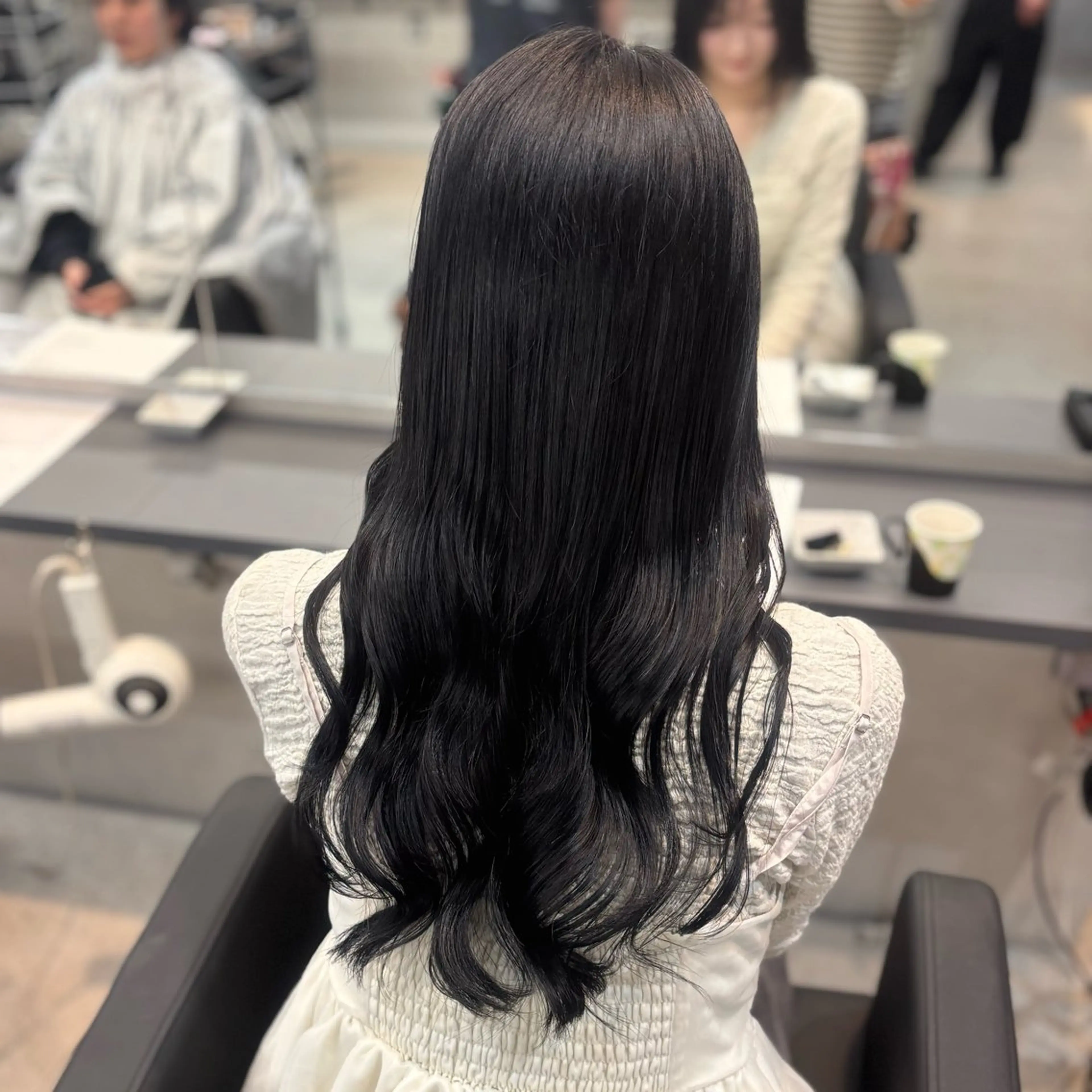カラー ダークグレー ダークグレージュ グレージュ カット ヘアカラー チサト🍨/仙台 /レイヤー🪽‪🤍のヘアスタイル