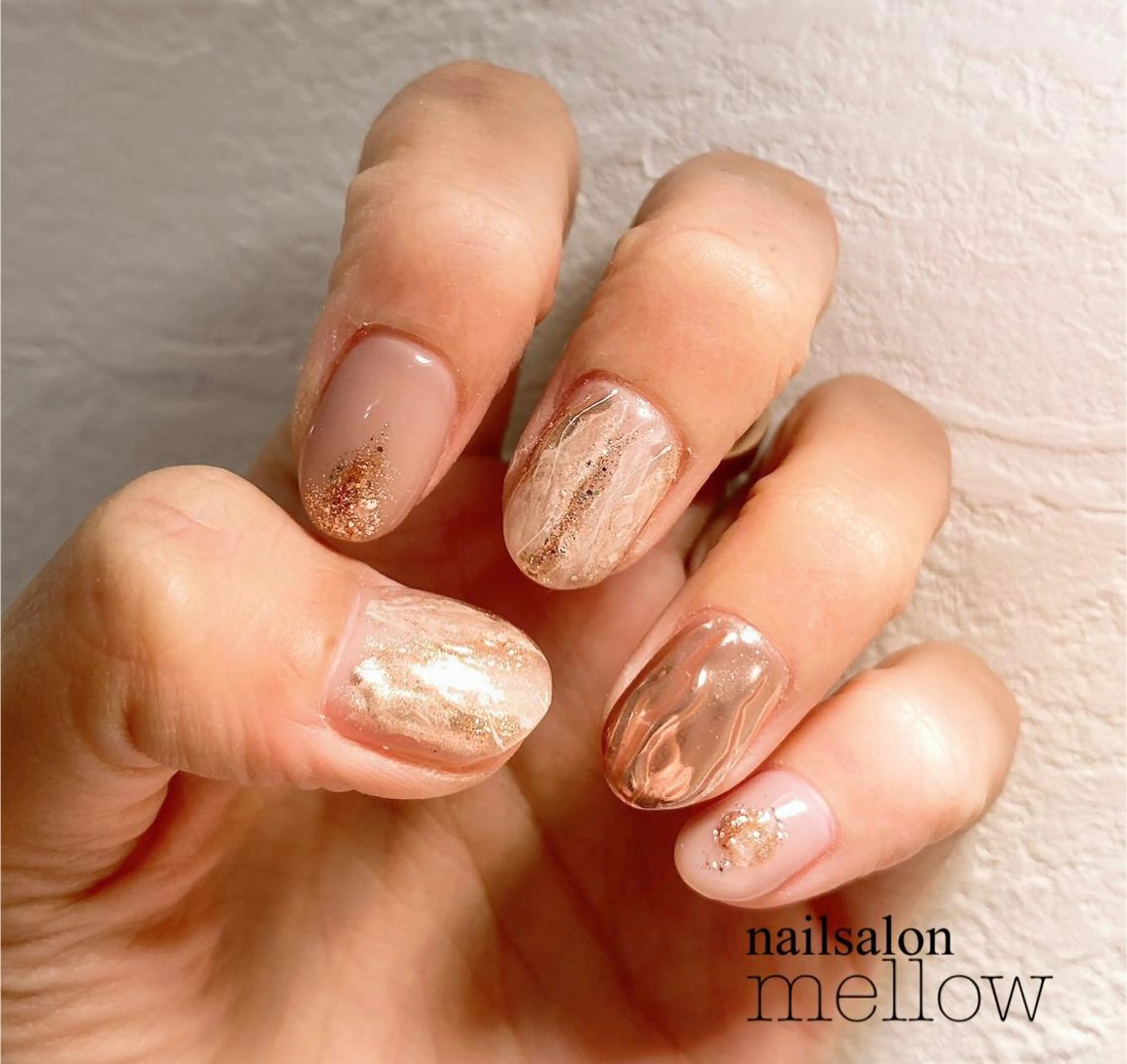 ネイル ミラーネイル 大山 浩美のネイルデザイン