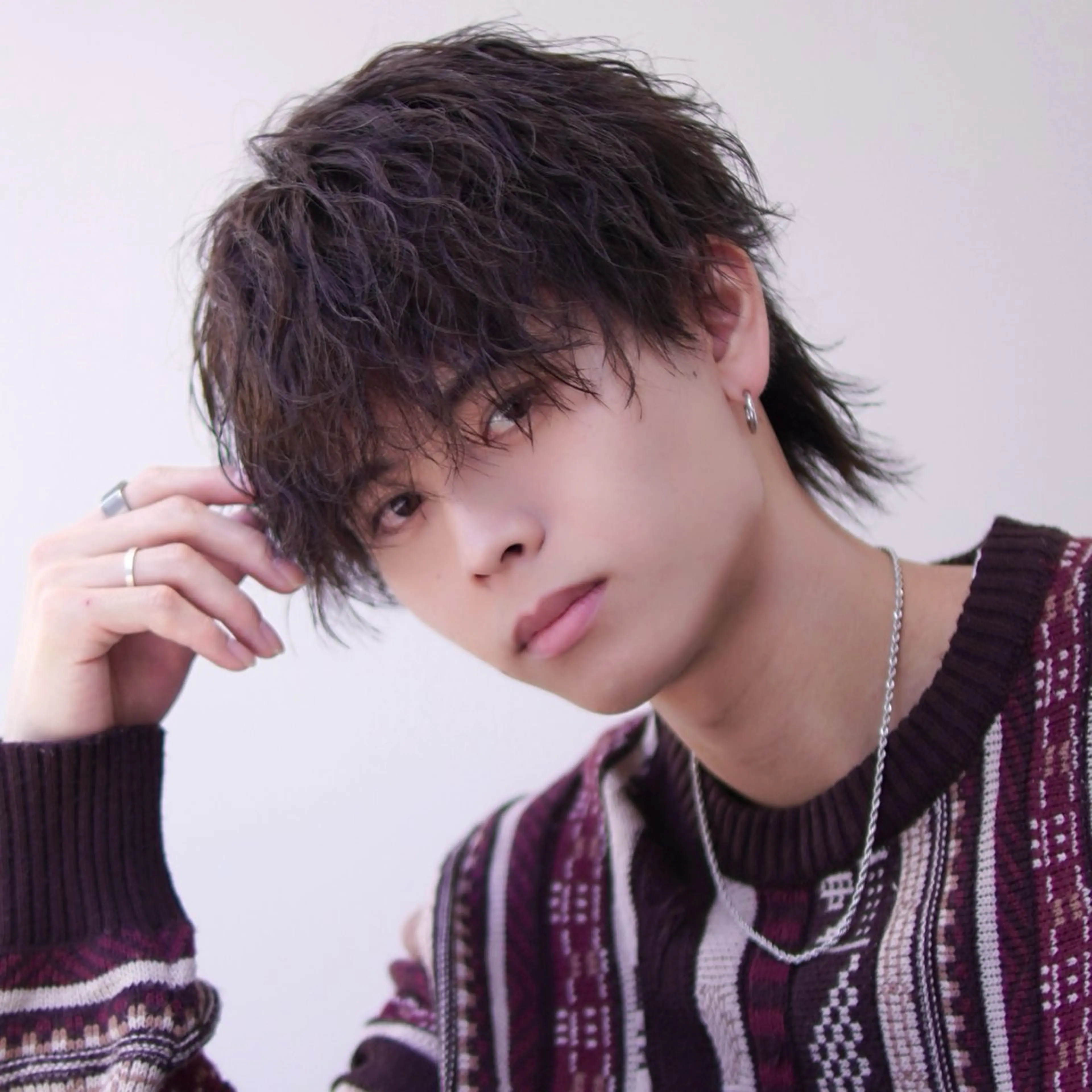 メンズ カット パーマ メンズ/心斎橋 /韓流/藤本理希のヘアスタイル