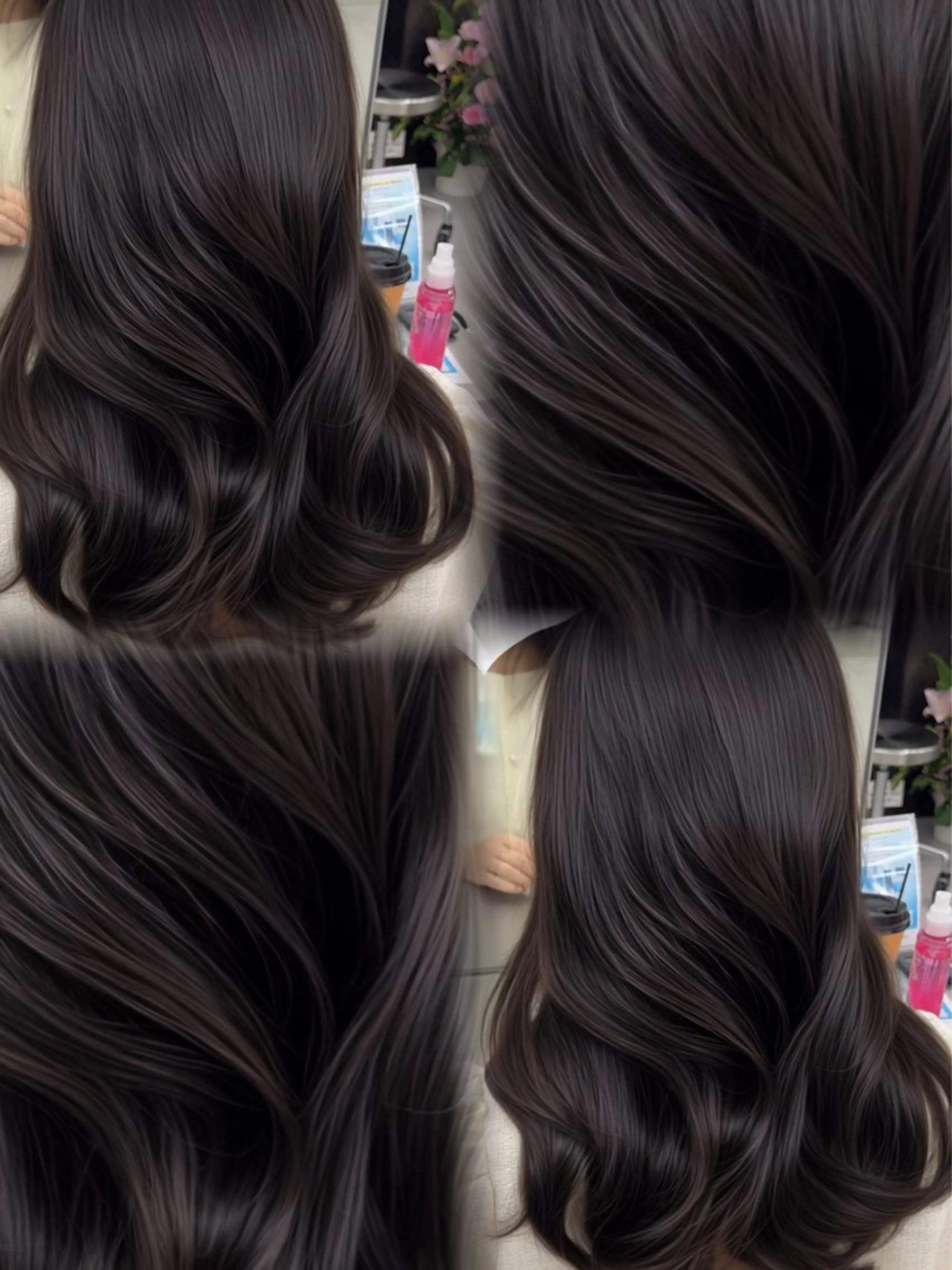 セミロング カラー ヘアアレンジ 顔周り&ミディアム 特化/池袋/kokiのヘアスタイル