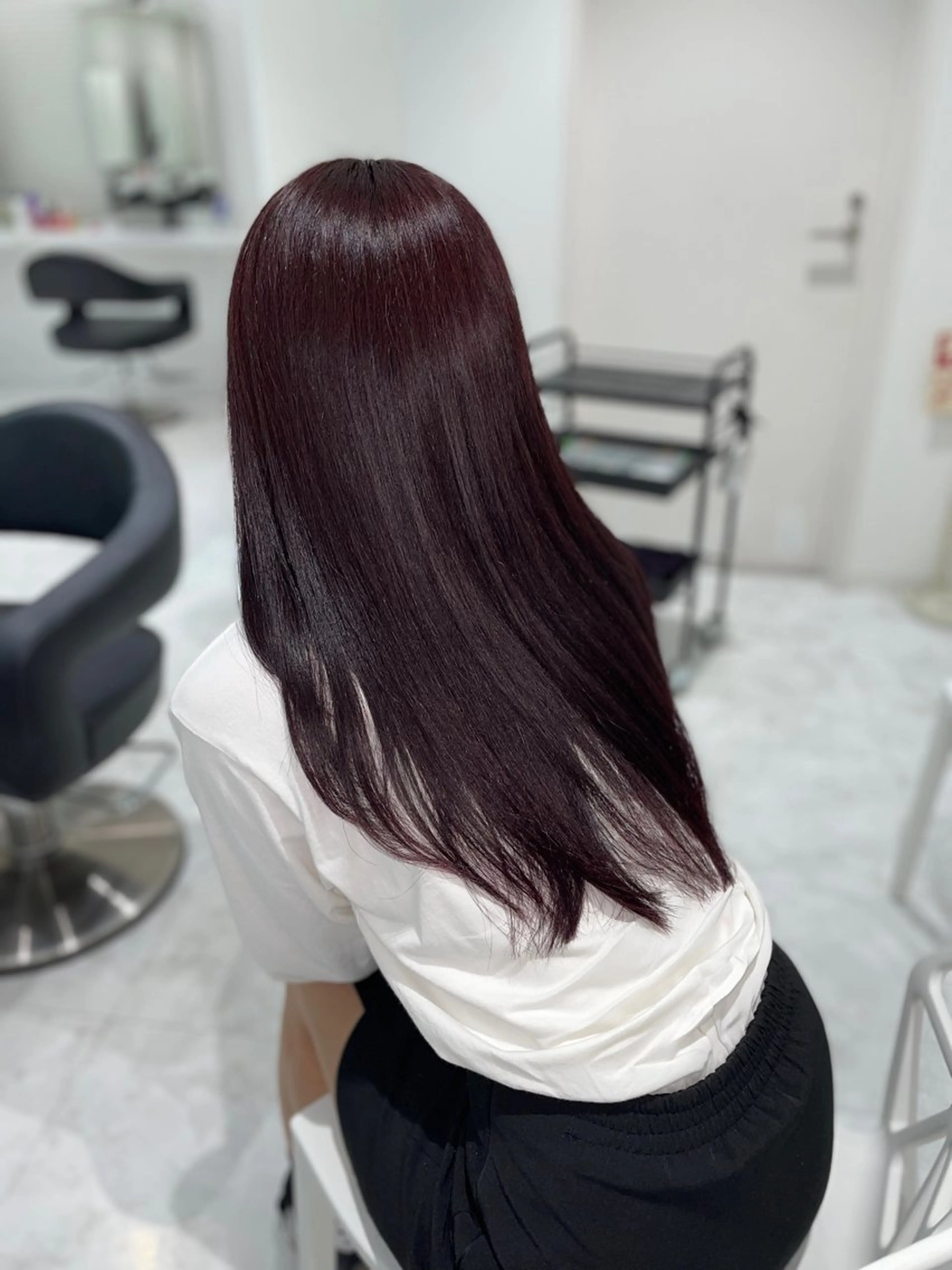 ロング カラー ♥️うる艶暖色 銀座♥️mioのヘアスタイル