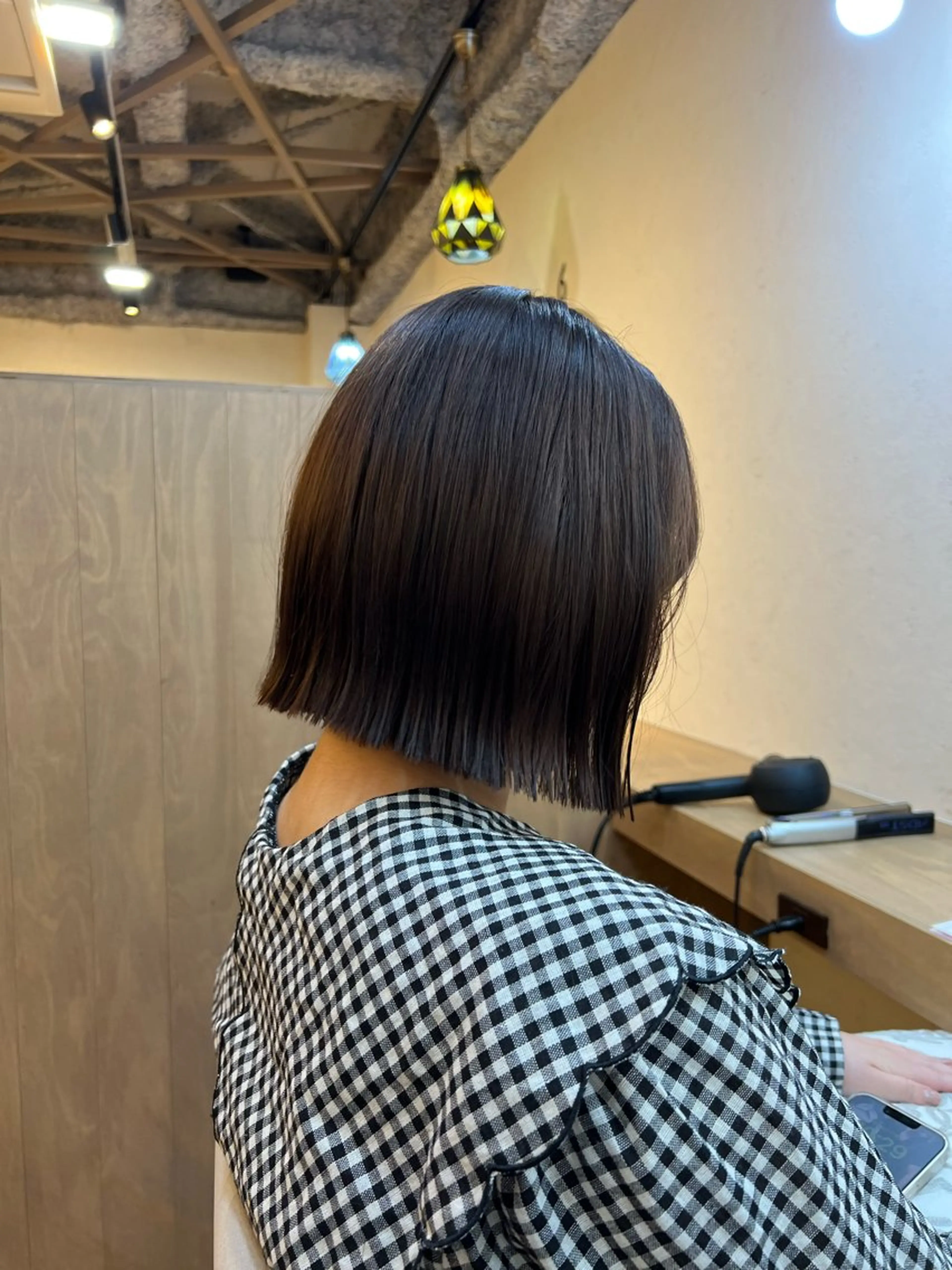 ショート カラー ボブ 神戸ボブ✂️ ioe三宮/田 伸佳のヘアスタイル