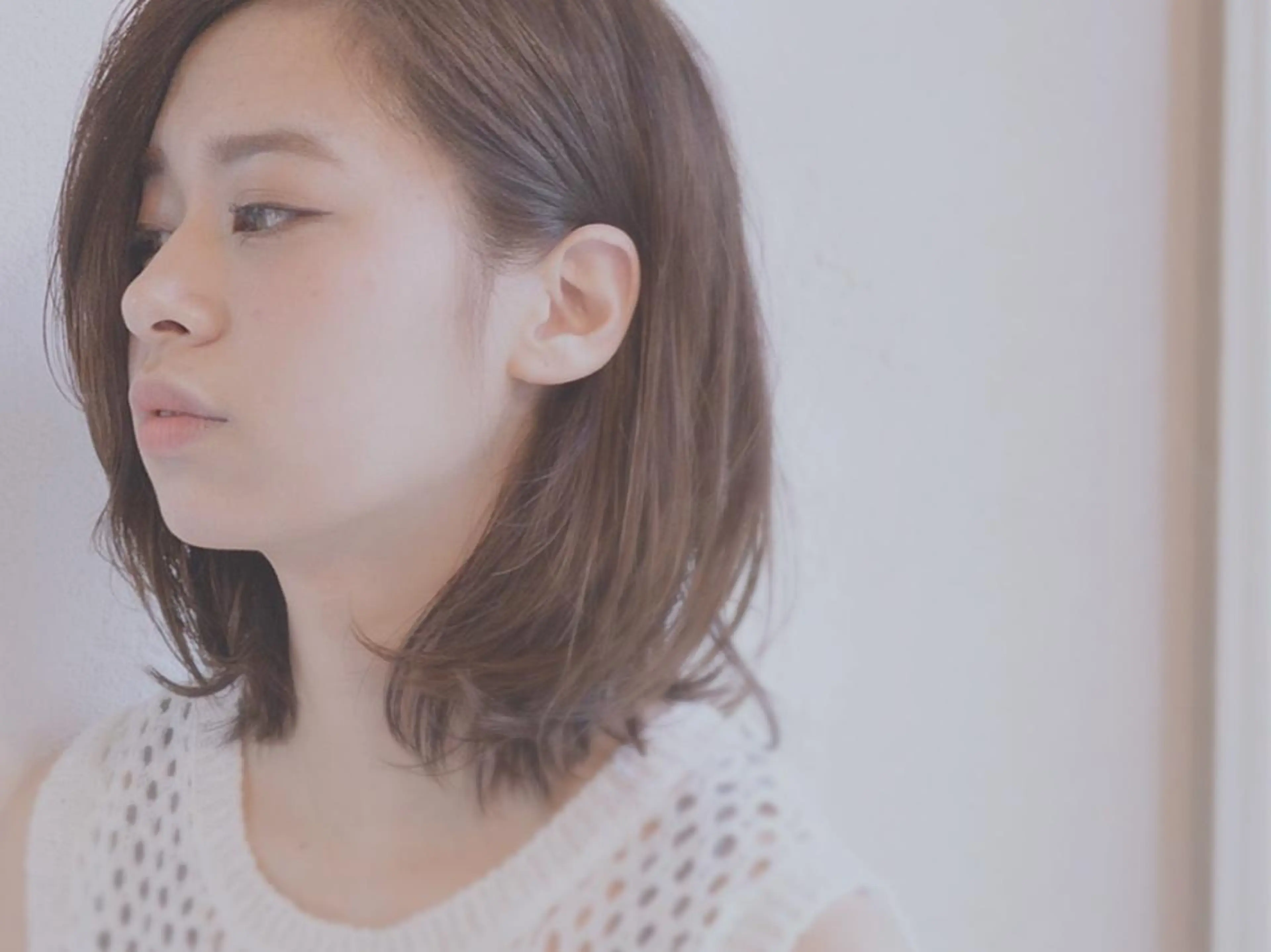 ミディアム カラー パーマ 小顔ショート✁ ⁂Yukari⁂のヘアスタイル