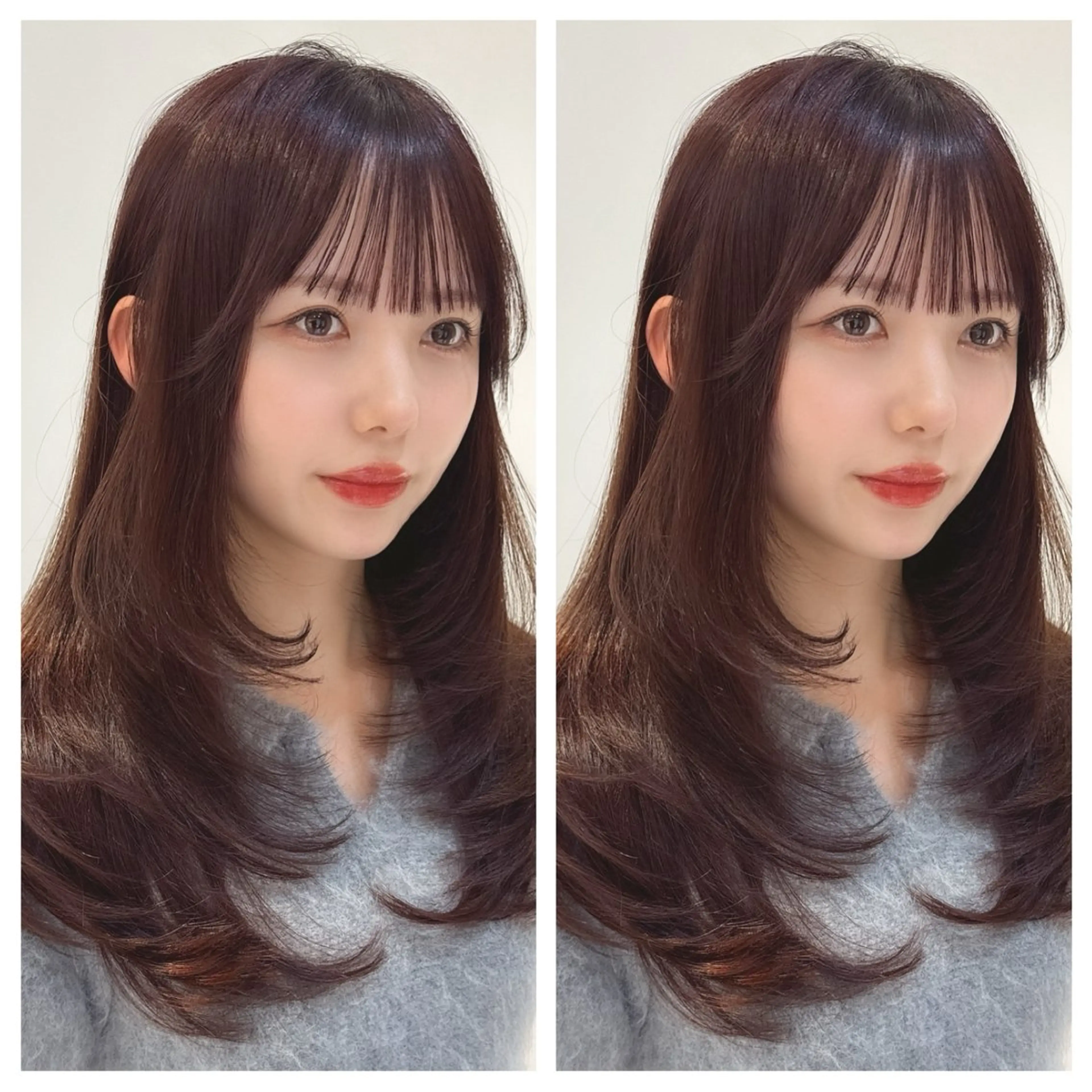 🐈‍⬛秋冬艶カラー＋似合わせカット＋超音波トリートメント🧶の写真