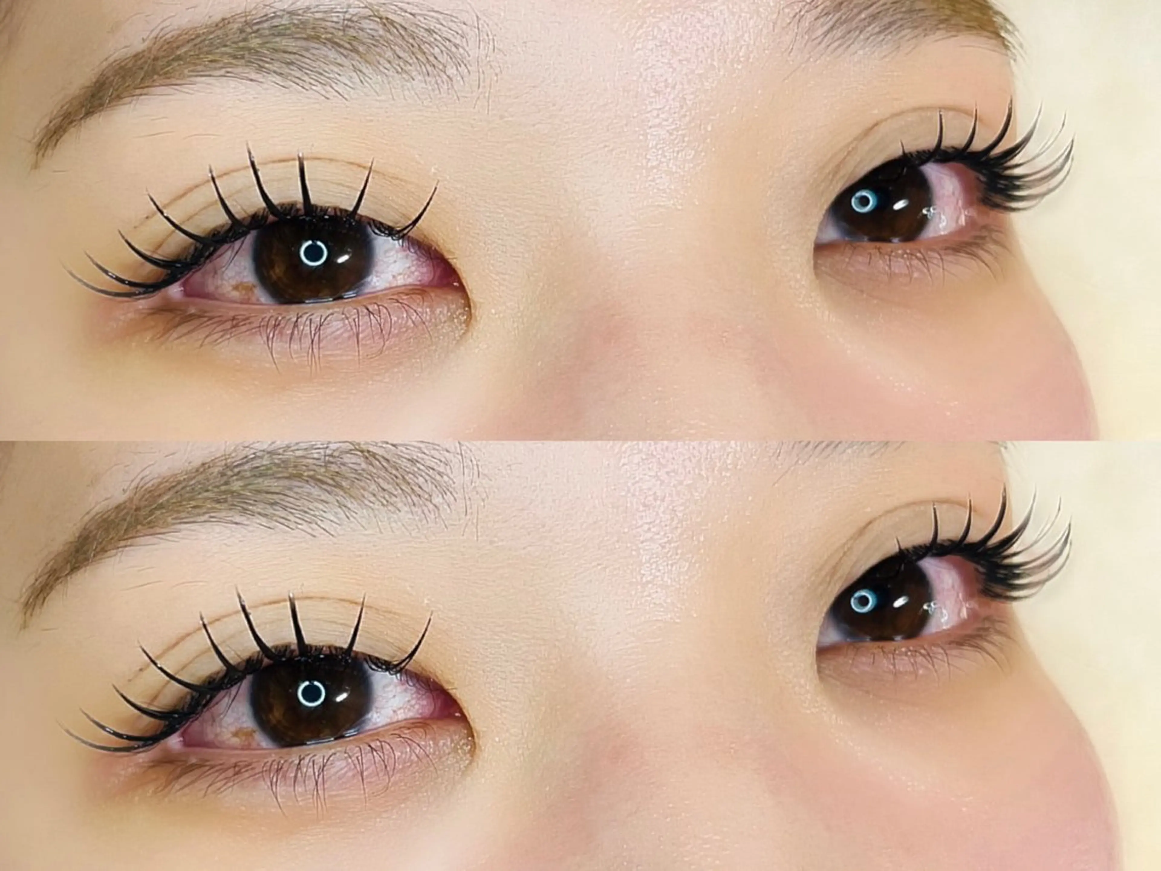 マツエク・マツパ 付け放題 バインドロック フラットラッシュ パリジェンヌラッシュリフト まつげパーマ マツエク AURORA RINAのマツエク・マツパデザイン