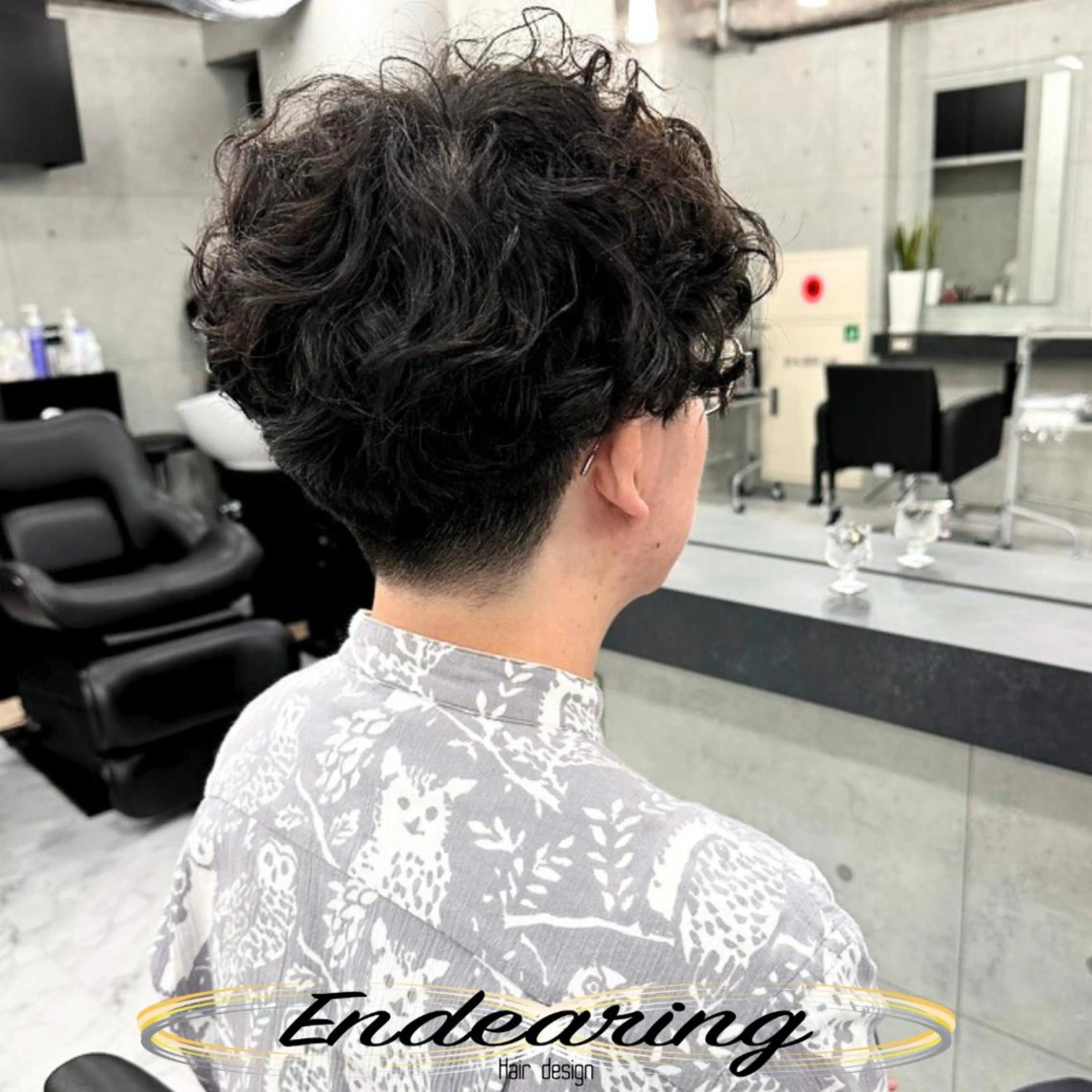 パーマ ニュアンスパーマ カット パーマ Endearing 銀座/レイヤーカットのヘアスタイル