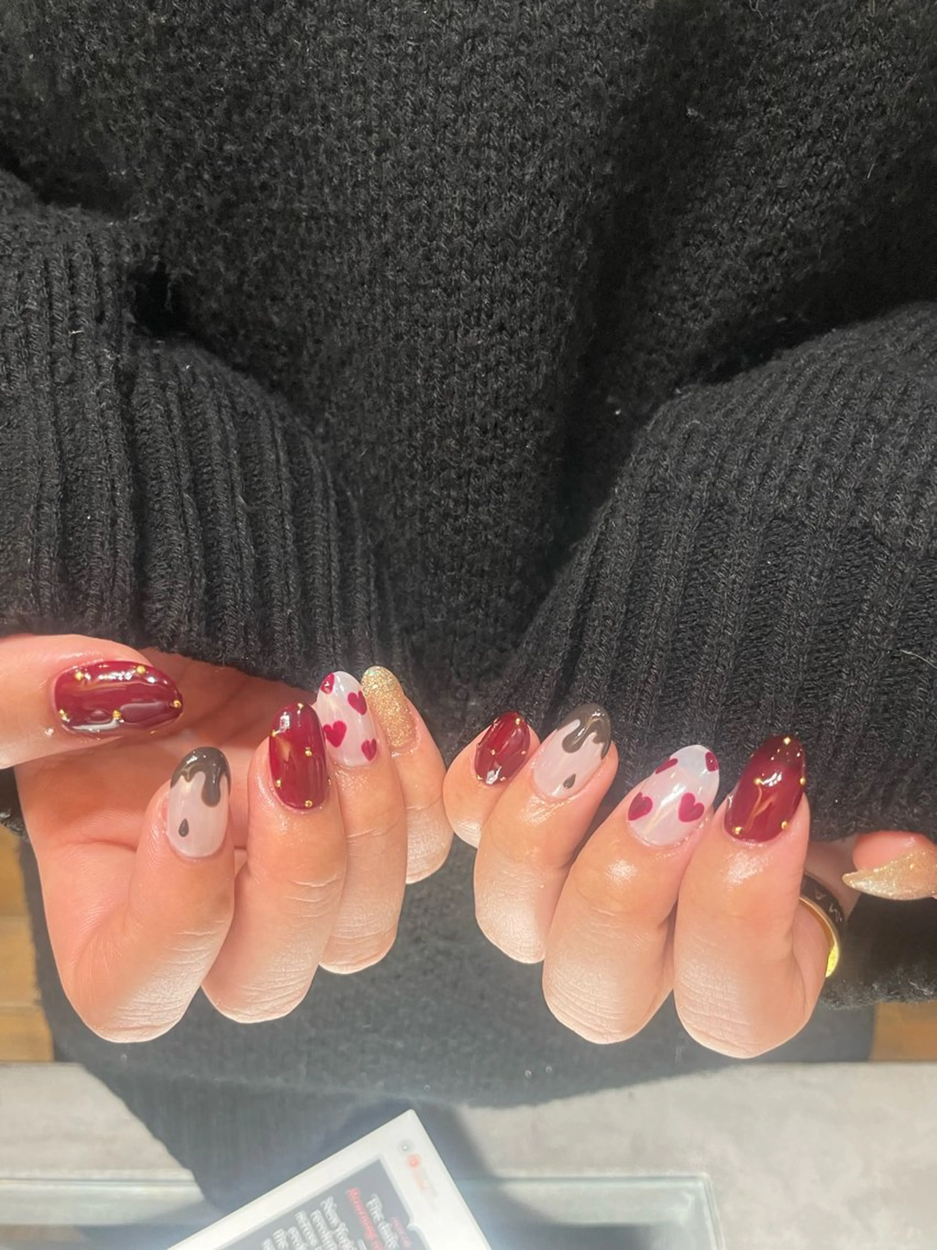 ミディアム 🫧Sunrich lu🤍のネイルデザイン