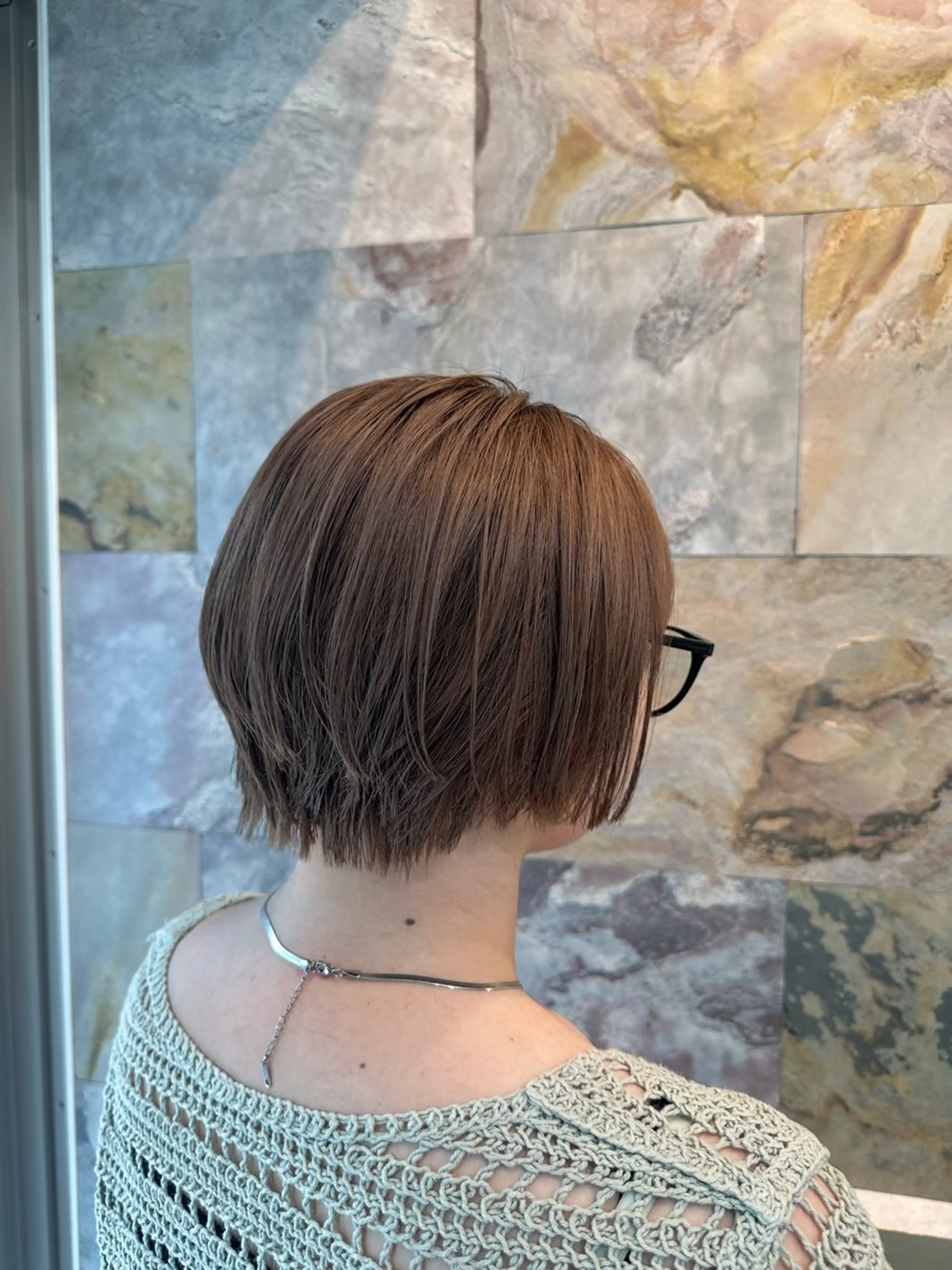 ショート カラー ヘアカラー トリートメント LOA uraraのヘアスタイル