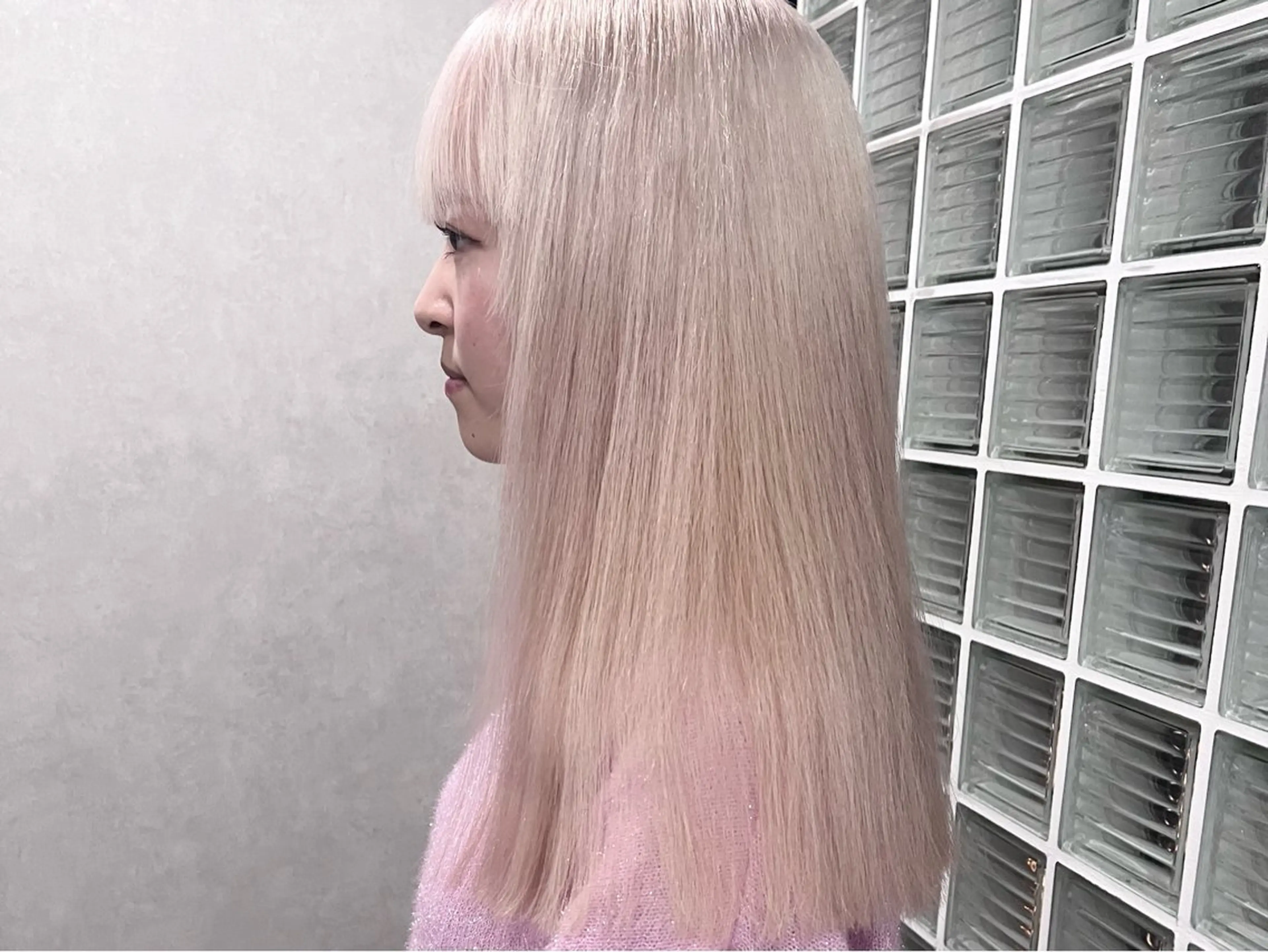 カラー UNBALANCE  OSAKA所属・縮毛矯正モデル 募集中Yuuriのヘアスタイル