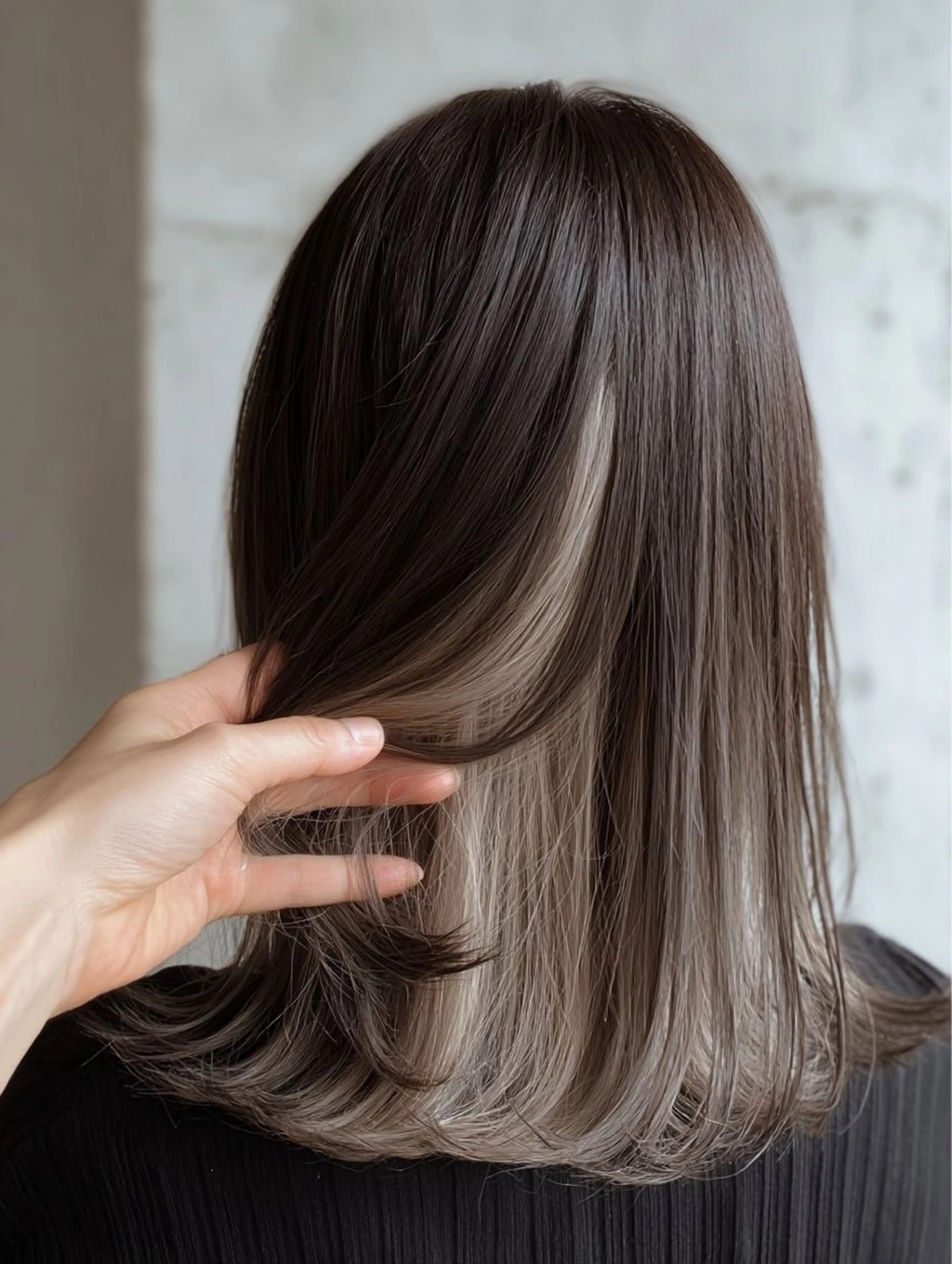 ロング カラー カット ヘアカラー トリートメント 艶カラー/縮毛矯正／ 鴨川育弥のヘアスタイル