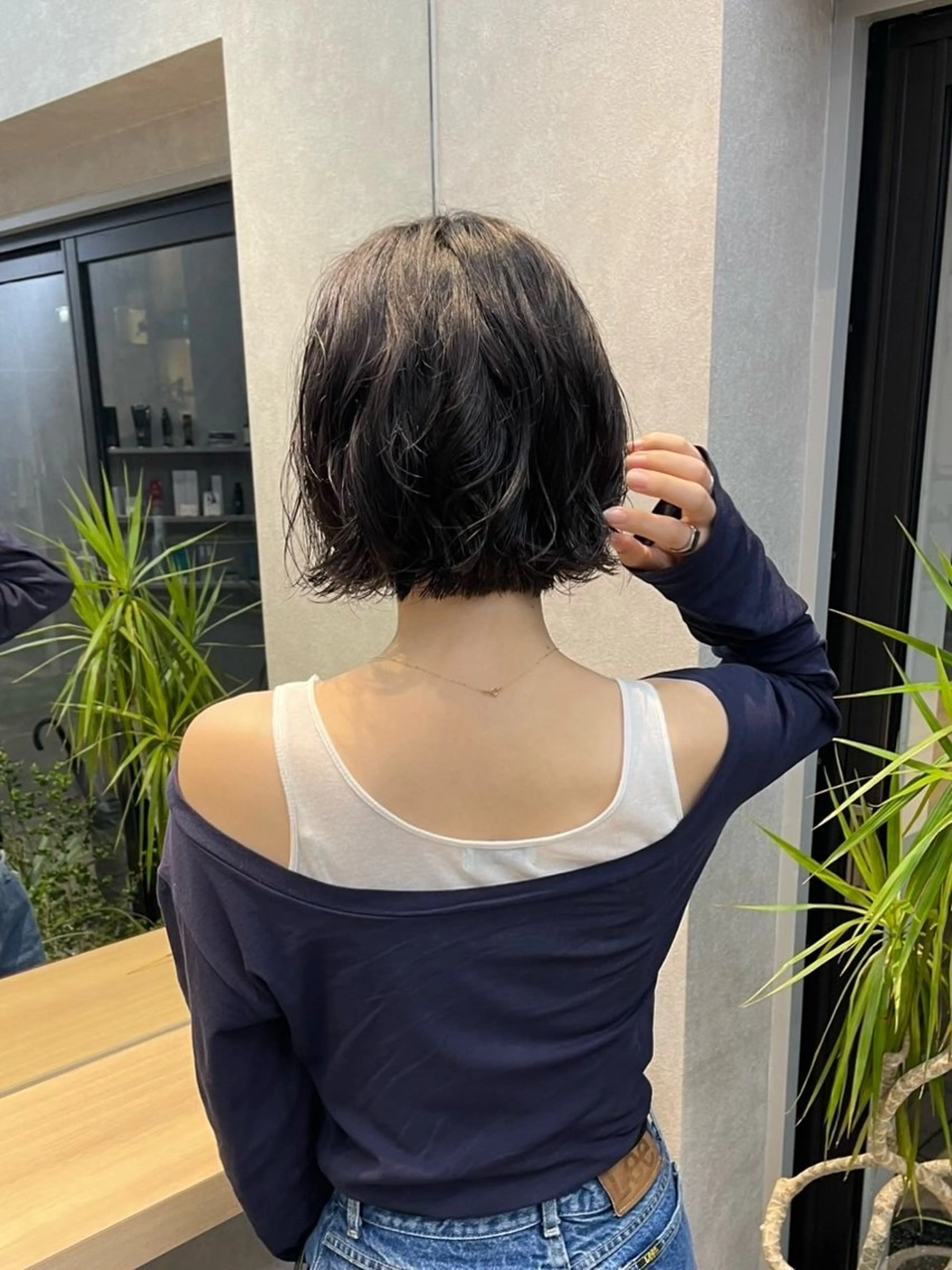 ショート パーマ カット パーマ トリートメント ✳︎透明感カラー✳︎ ボブ✳︎nanaのヘアスタイル