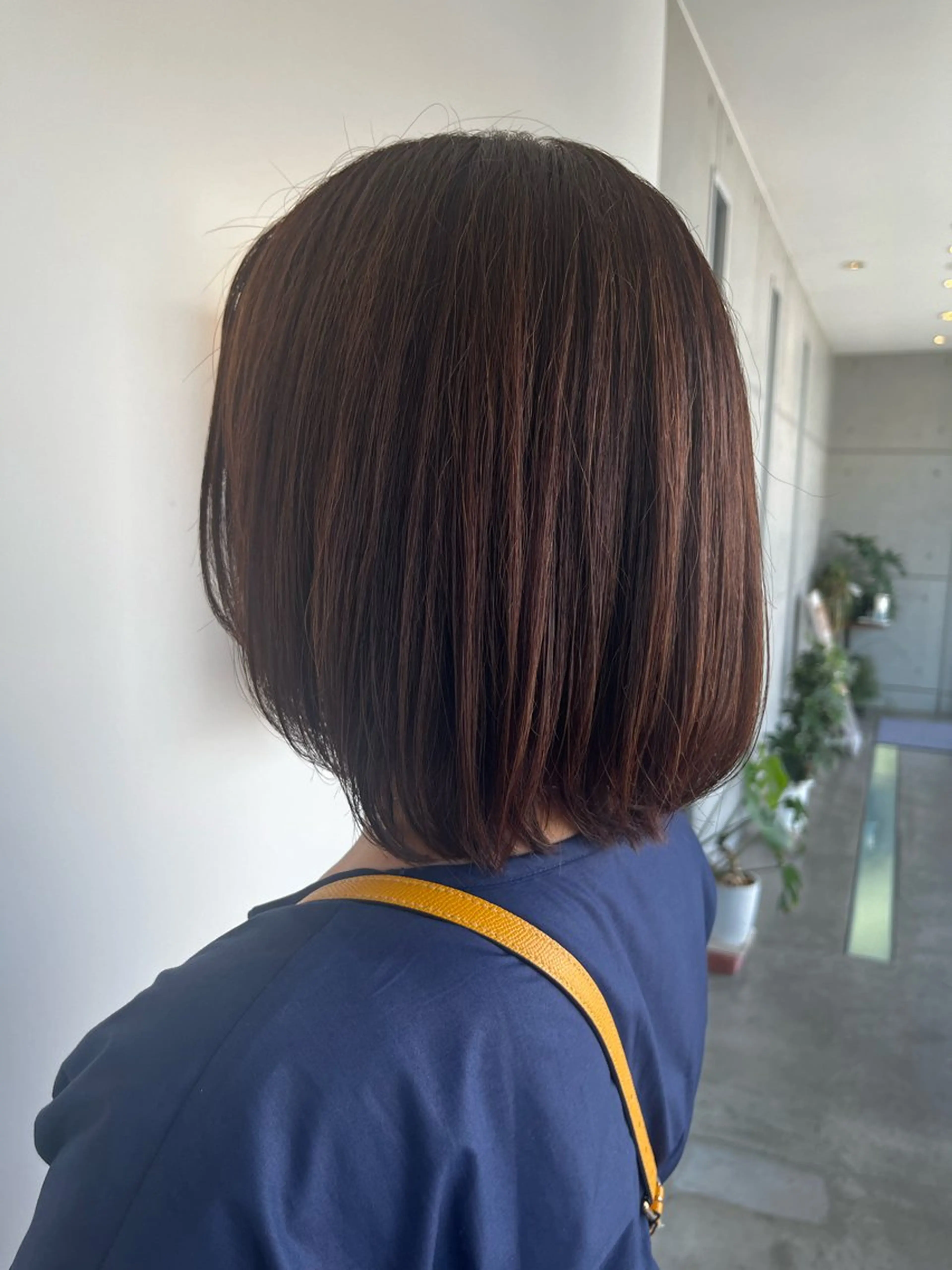 ミディアム おせ ちさとのヘアスタイル