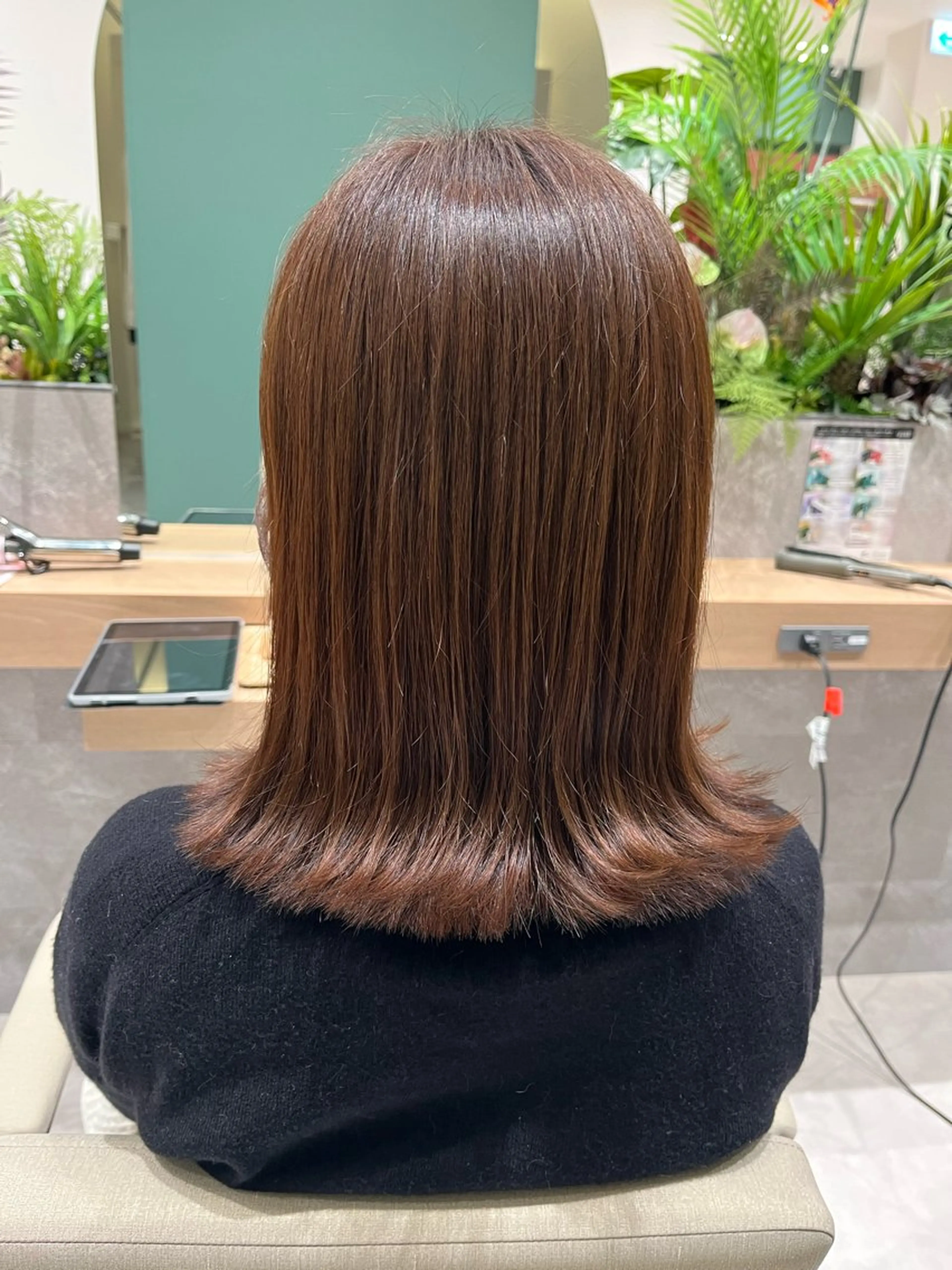 ✂︎カット+艶カラーの写真