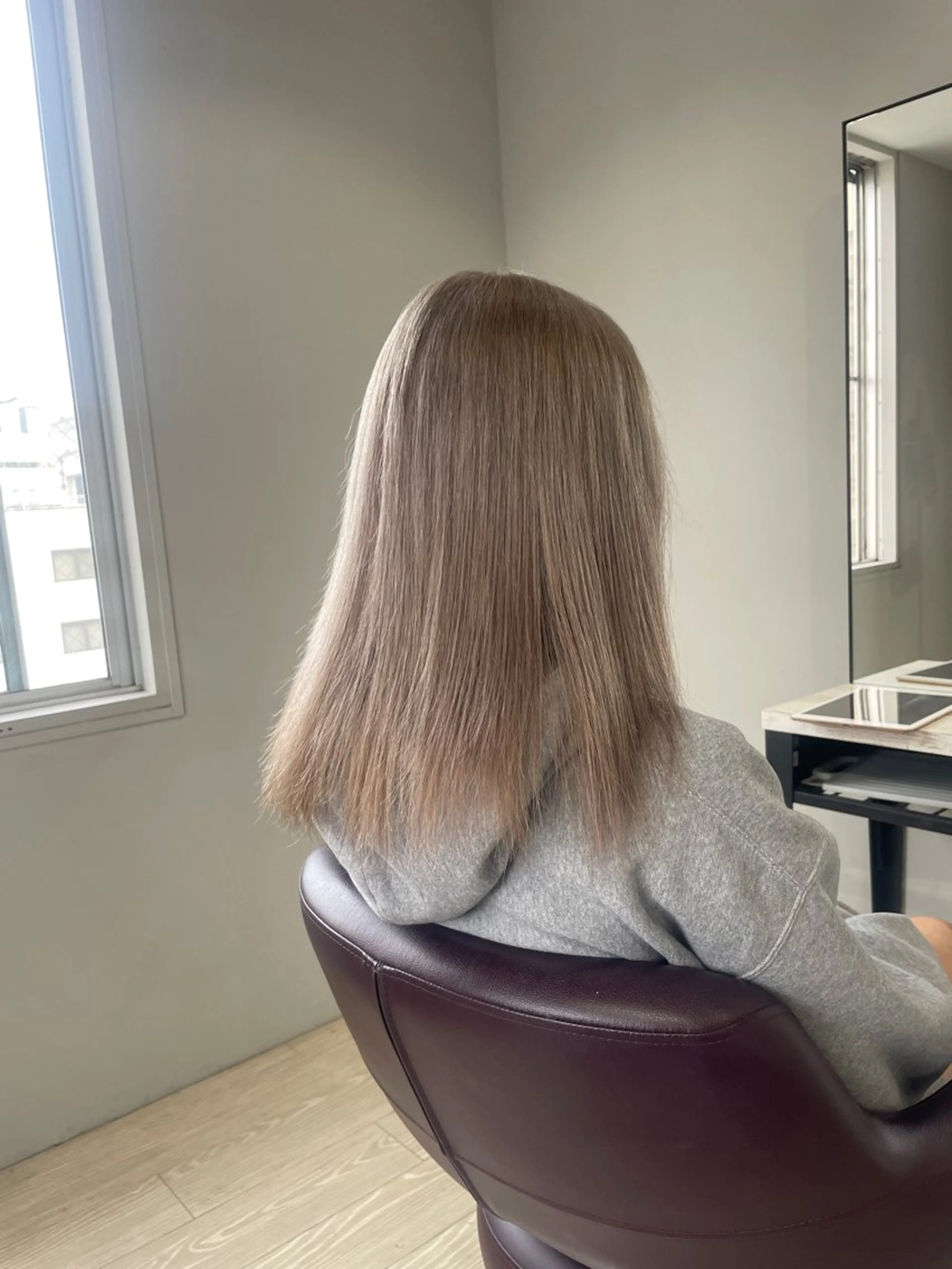 セミロング 光岡 玲遠のヘアスタイル