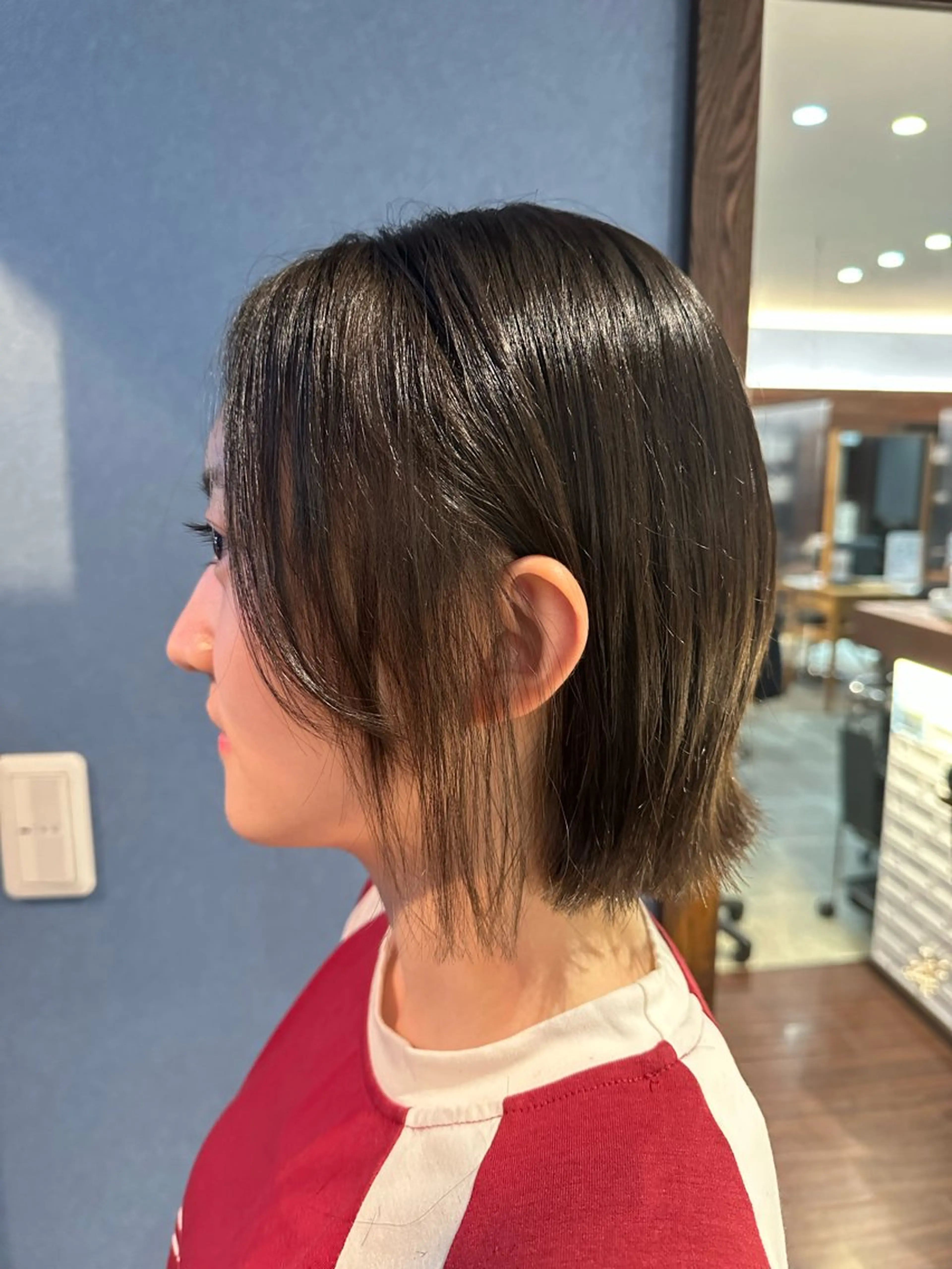 ミディアム ボブ 韓国風ヘア カット 🎀Kubu🍀 Natsumu🎀のヘアスタイル