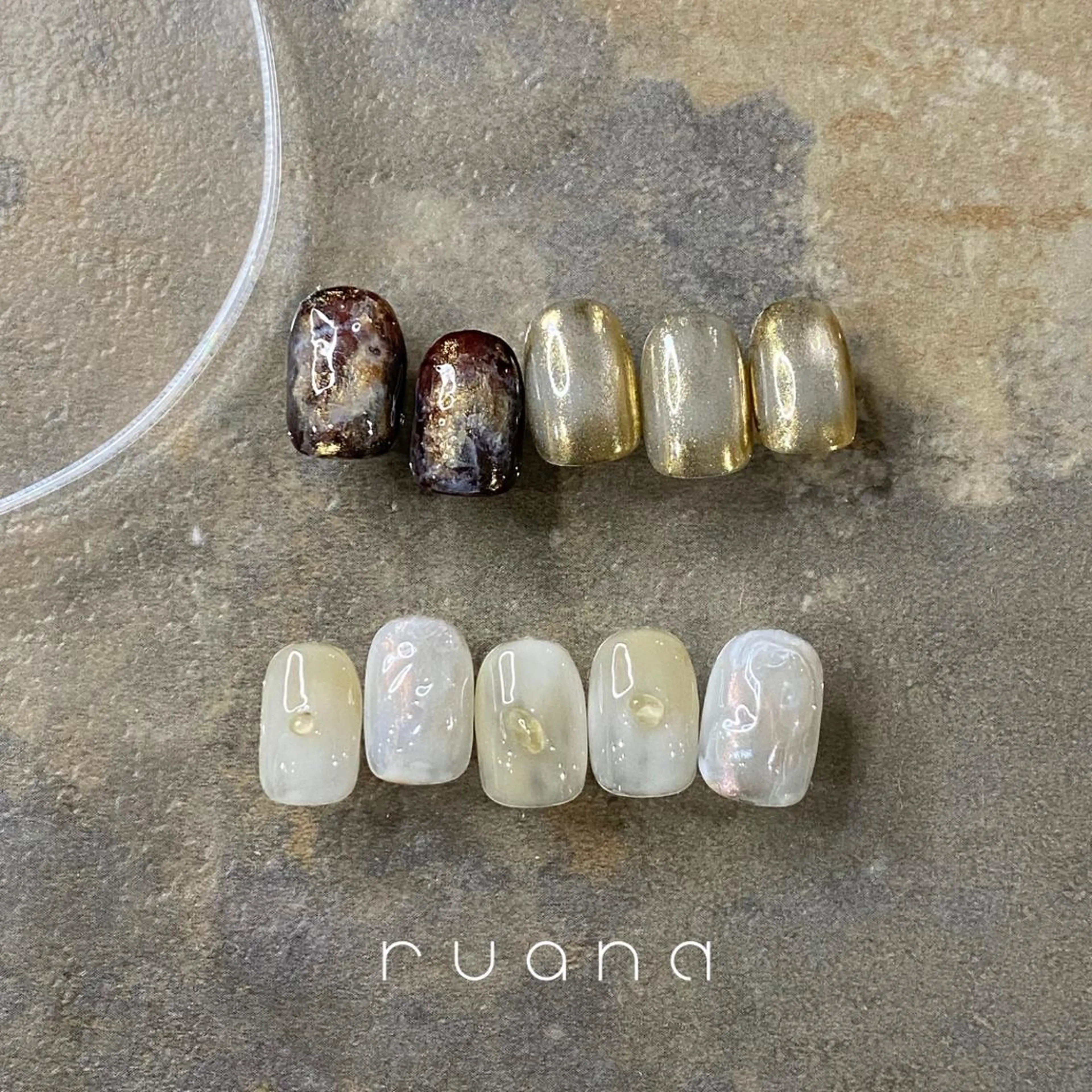 ネイル ハンドネイル 中西 心純愛のネイルデザイン