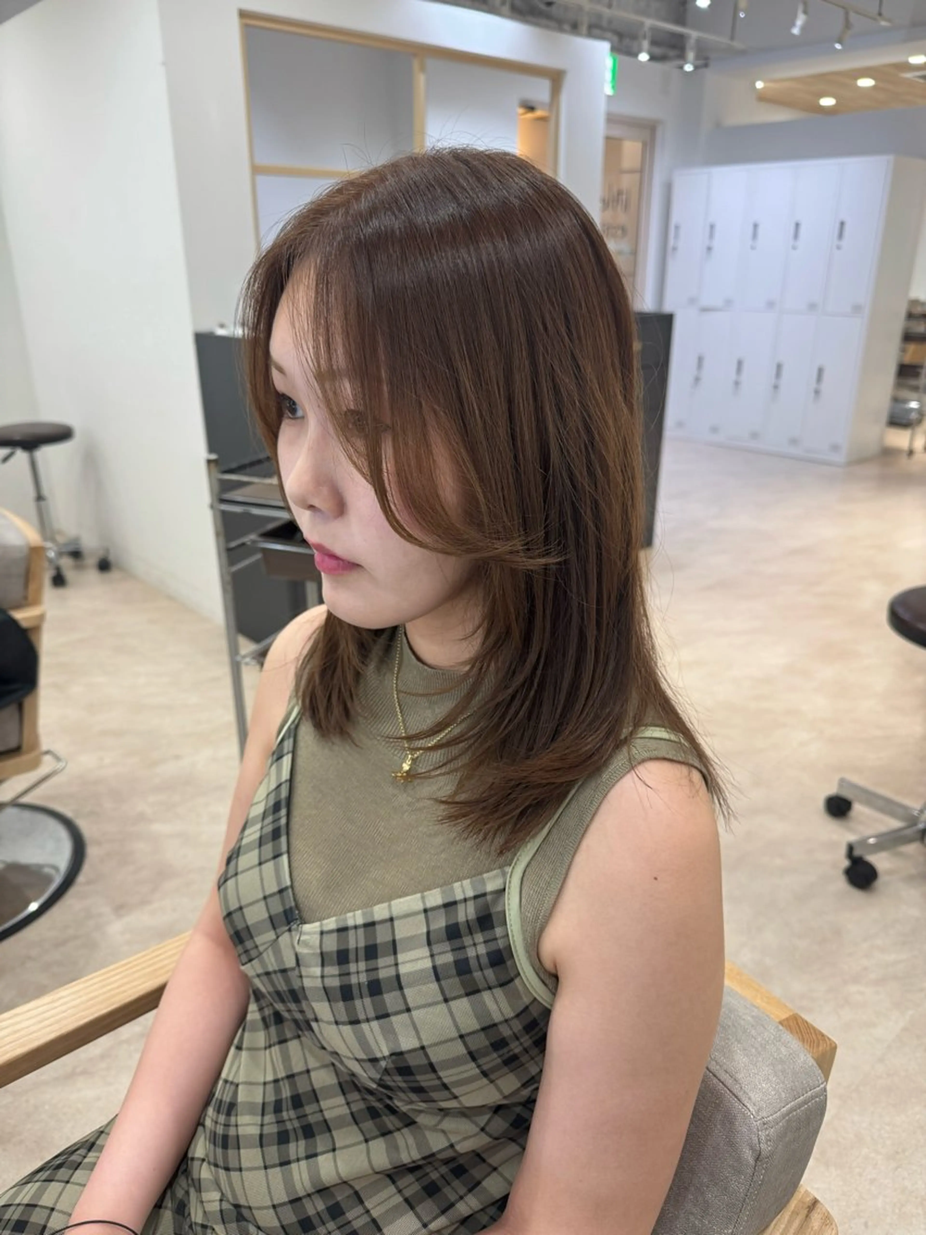ミディアム little石川 秀のヘアスタイル
