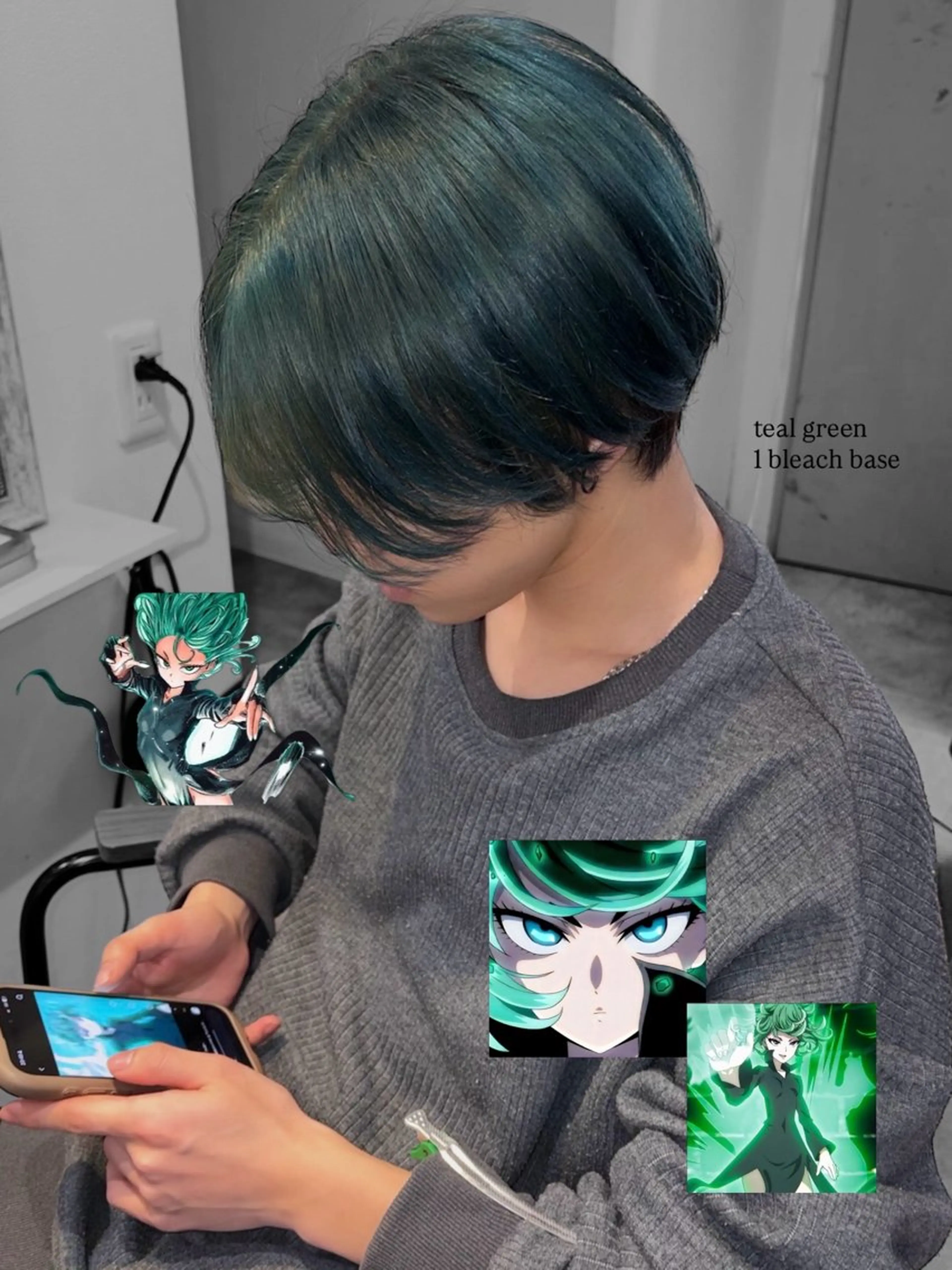 ショート ヘアカラー トリートメント ura/デザイン/ ハイトーン/個性派のヘアスタイル