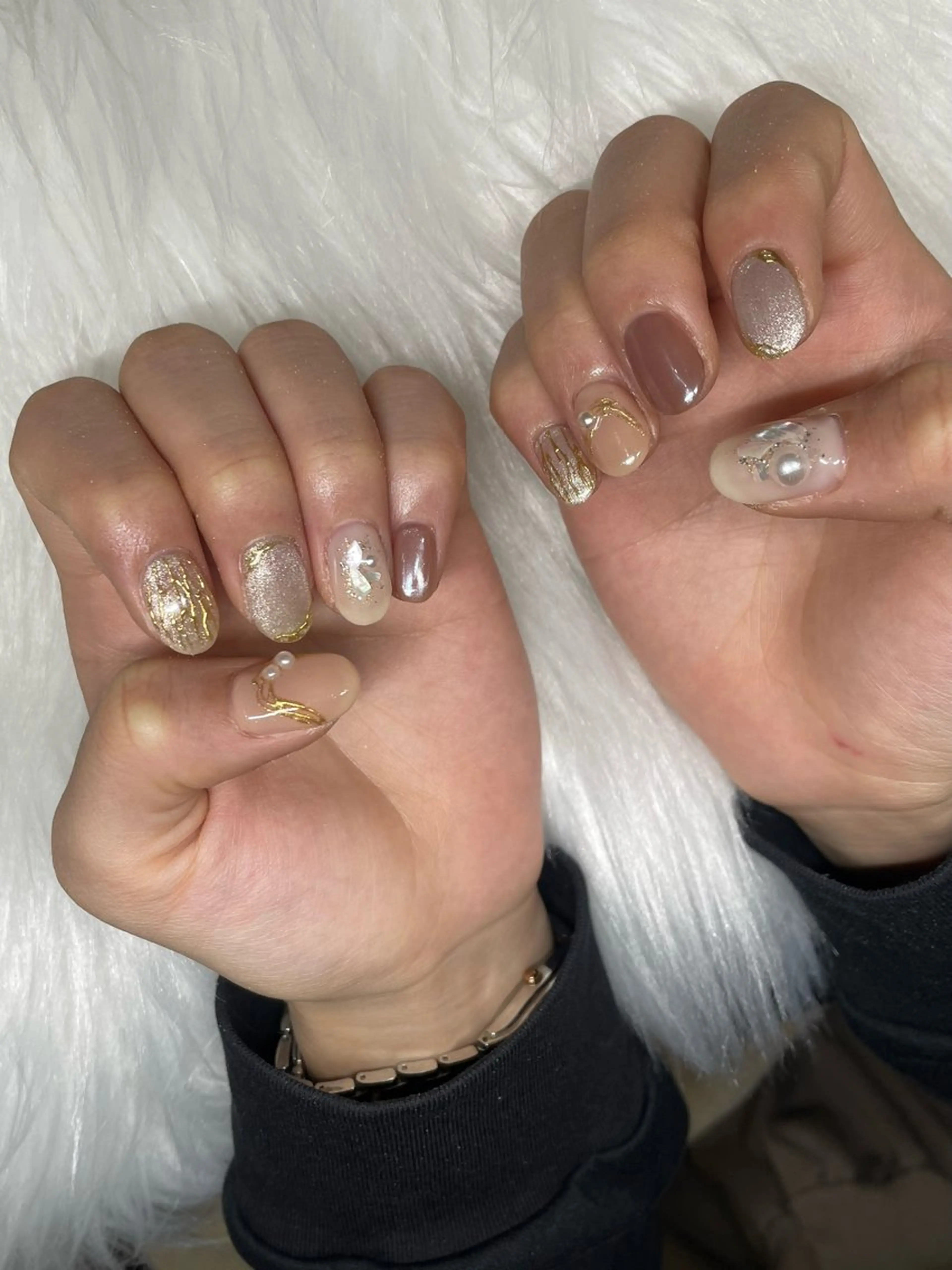 ネイル ハンドネイル オーロラ所属・YUI nailのネイルデザイン