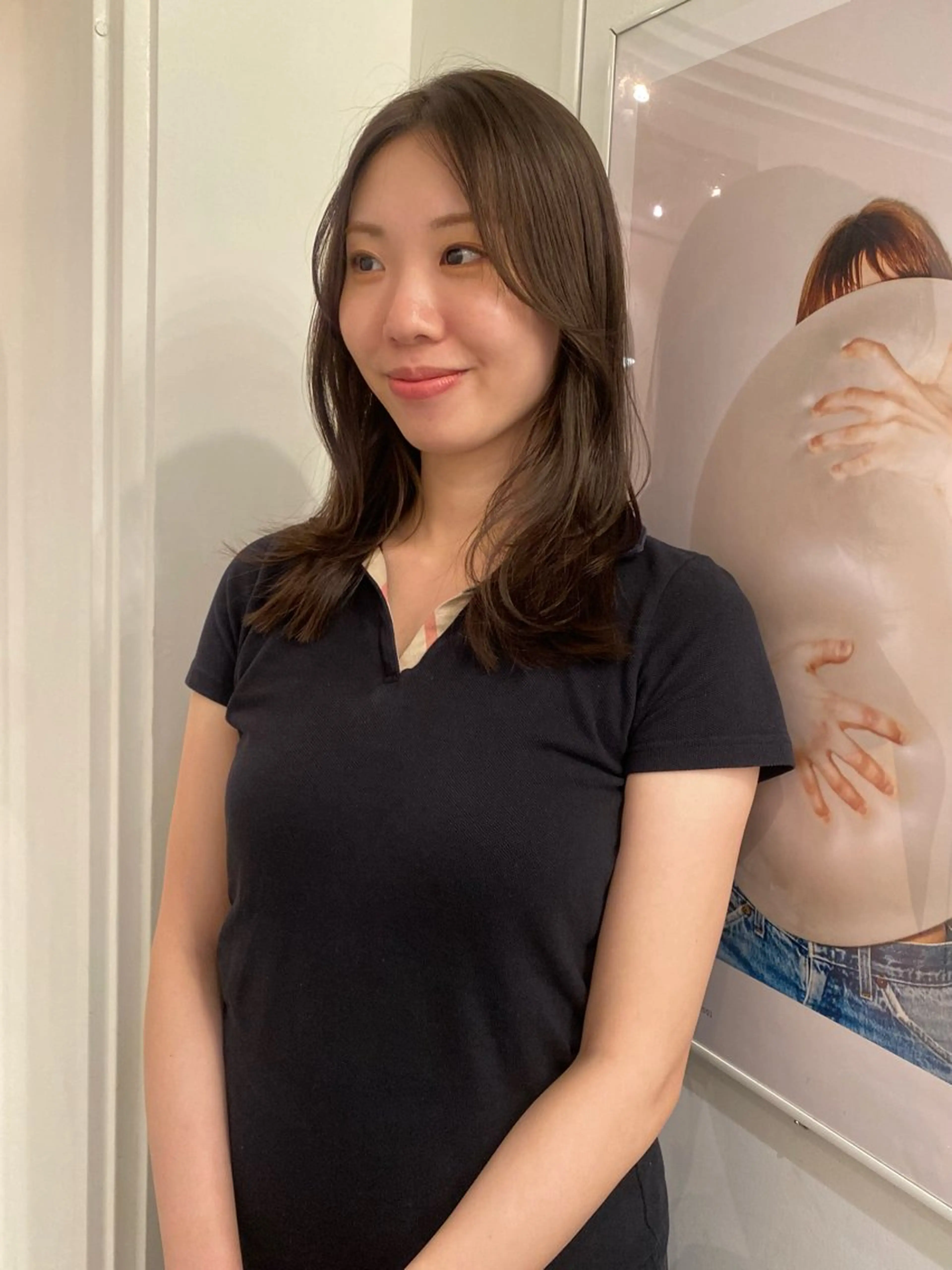 セミロング カラー カット riria/ボブ /透明感カラー🎀のヘアスタイル