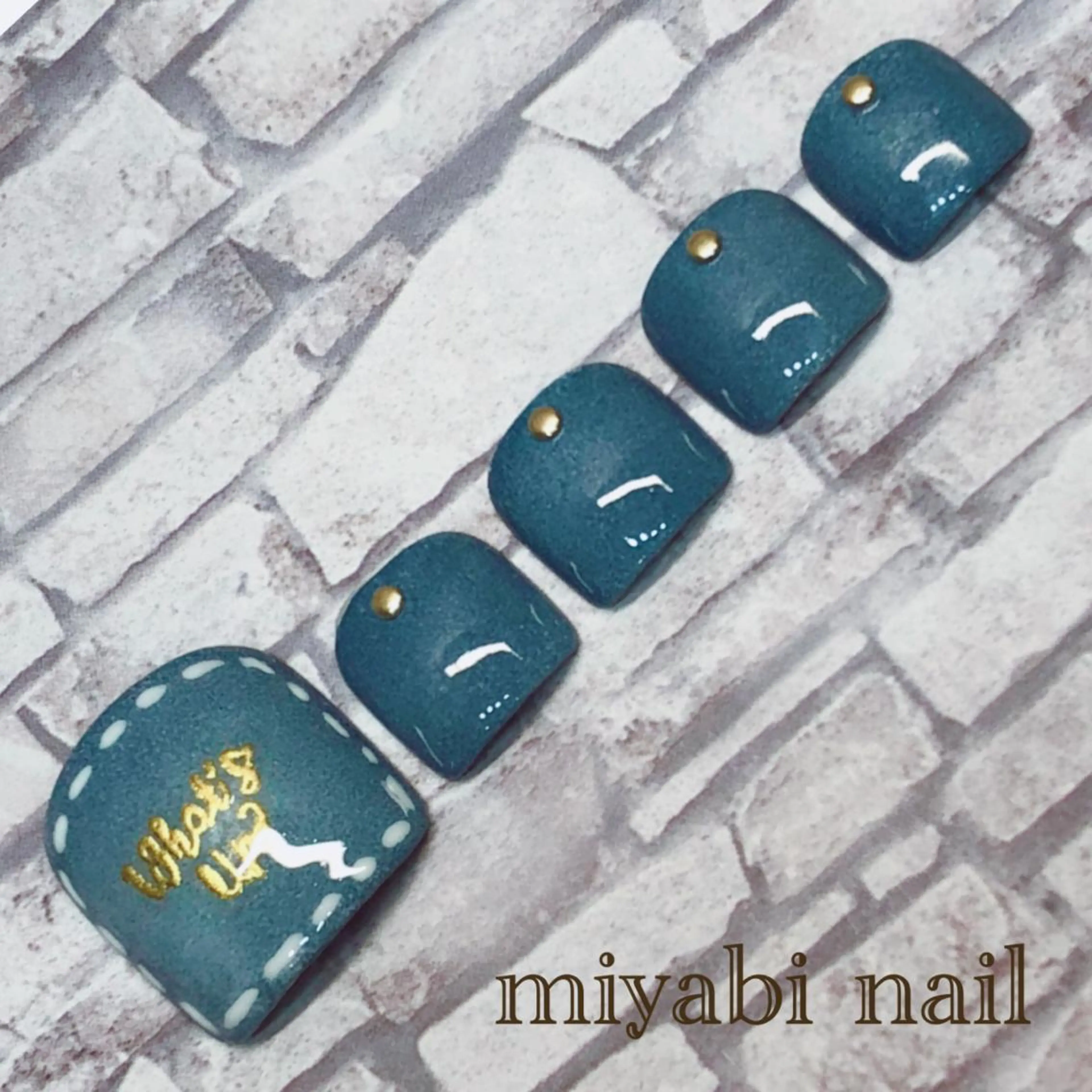 ネイル カジュアル miyabi nail 桂川駅近くのネイルデザイン