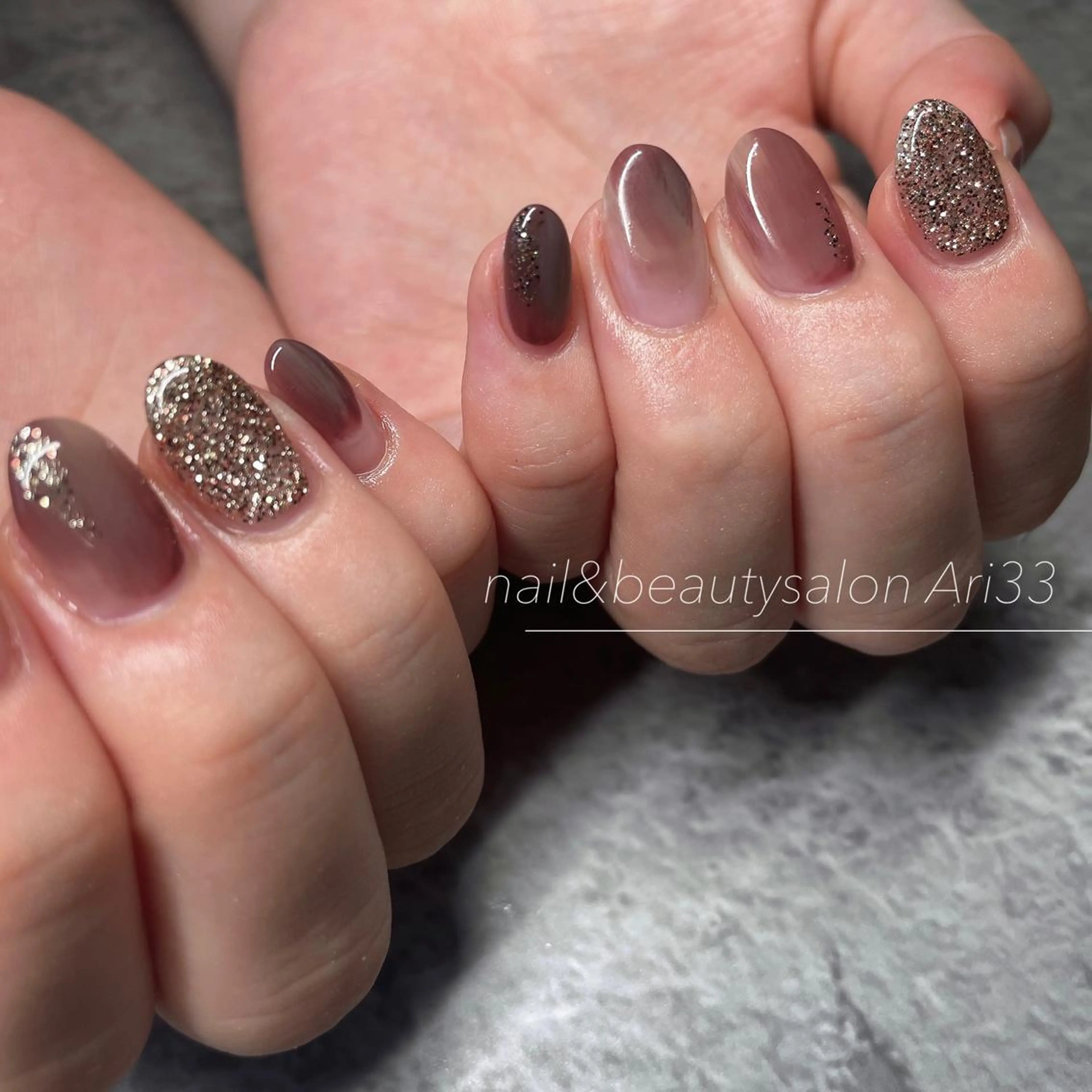 ネイル ハンドネイル プライベートサロン Ari33nailのネイルデザイン