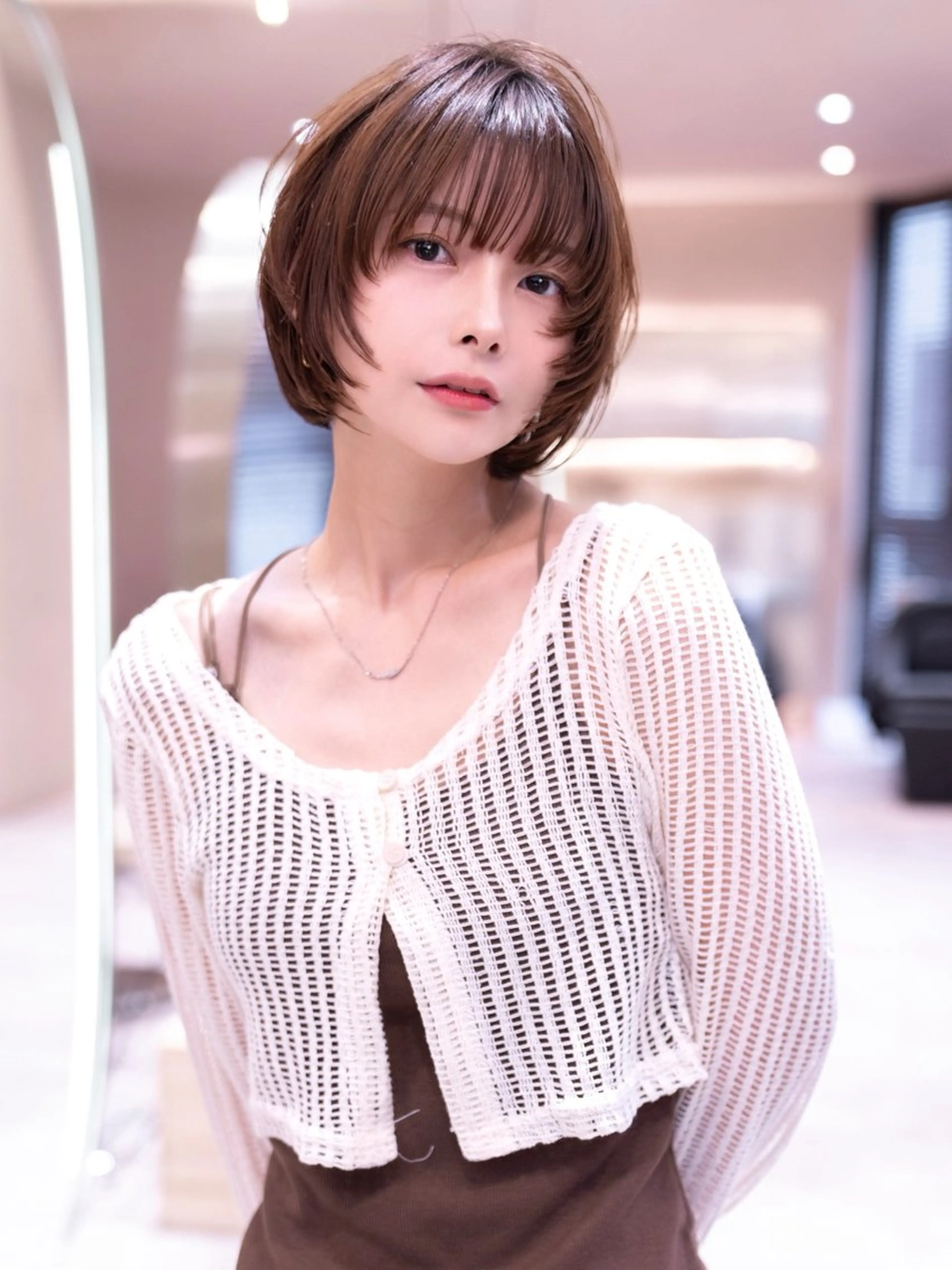 ショート カラー カット ヘアカラー トリートメント 🉐レイヤー/塩見 弘樹🉐渋谷のヘアスタイル