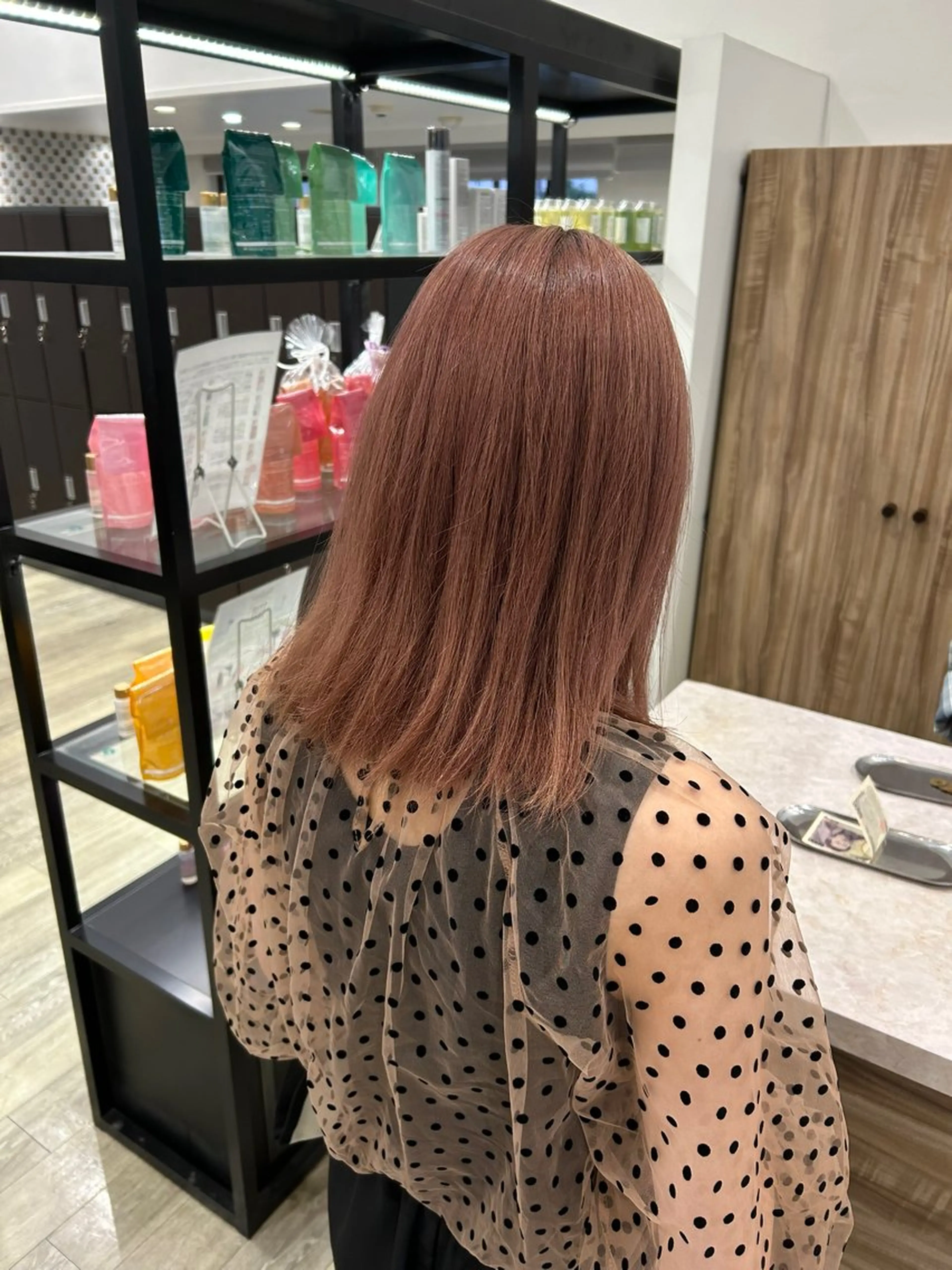 ミディアム ヘアカラー 能登 彩穂のヘアスタイル