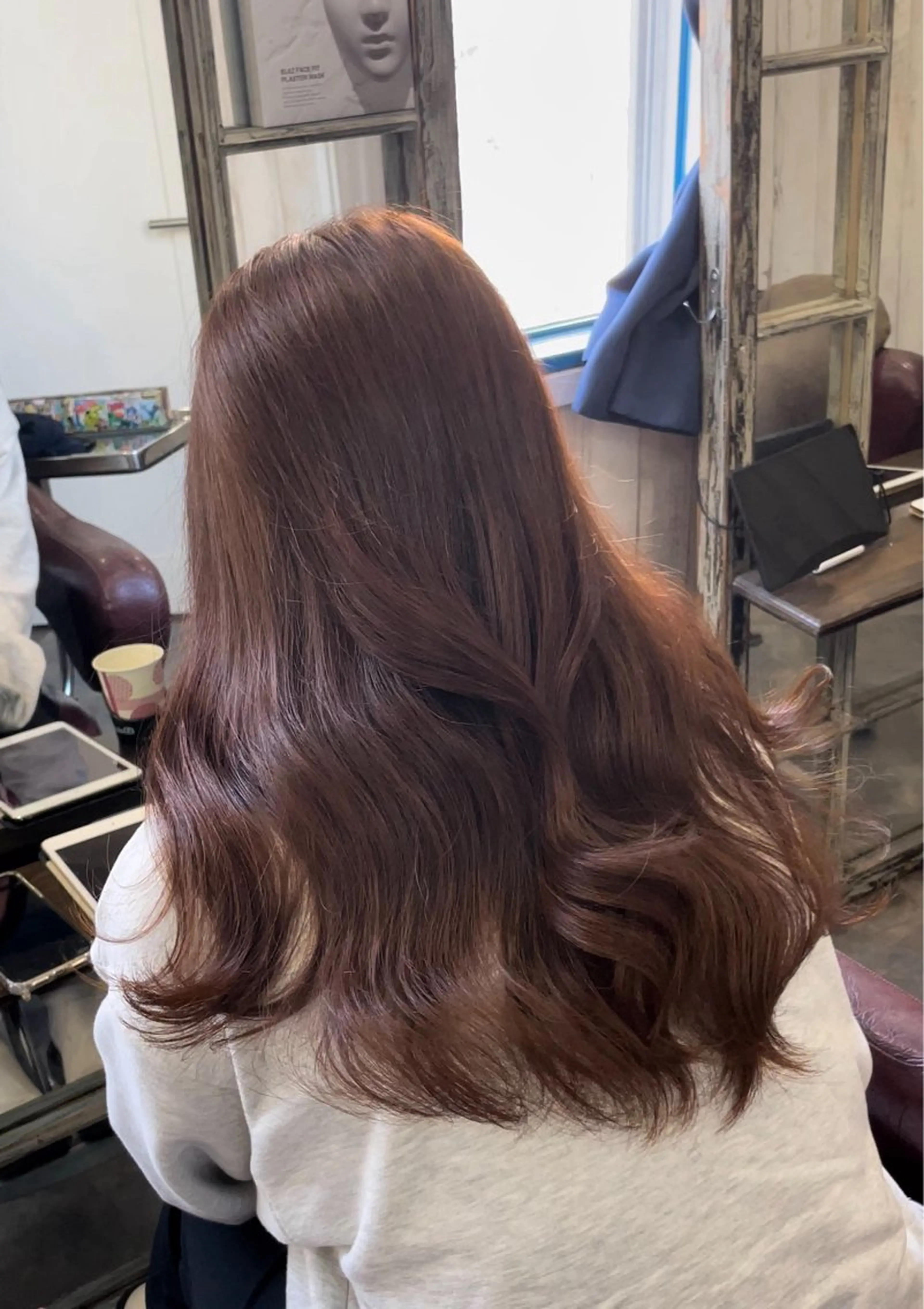 セミロング カラー 🌿美髪縮毛矯正 のプロ安川🌿のヘアスタイル