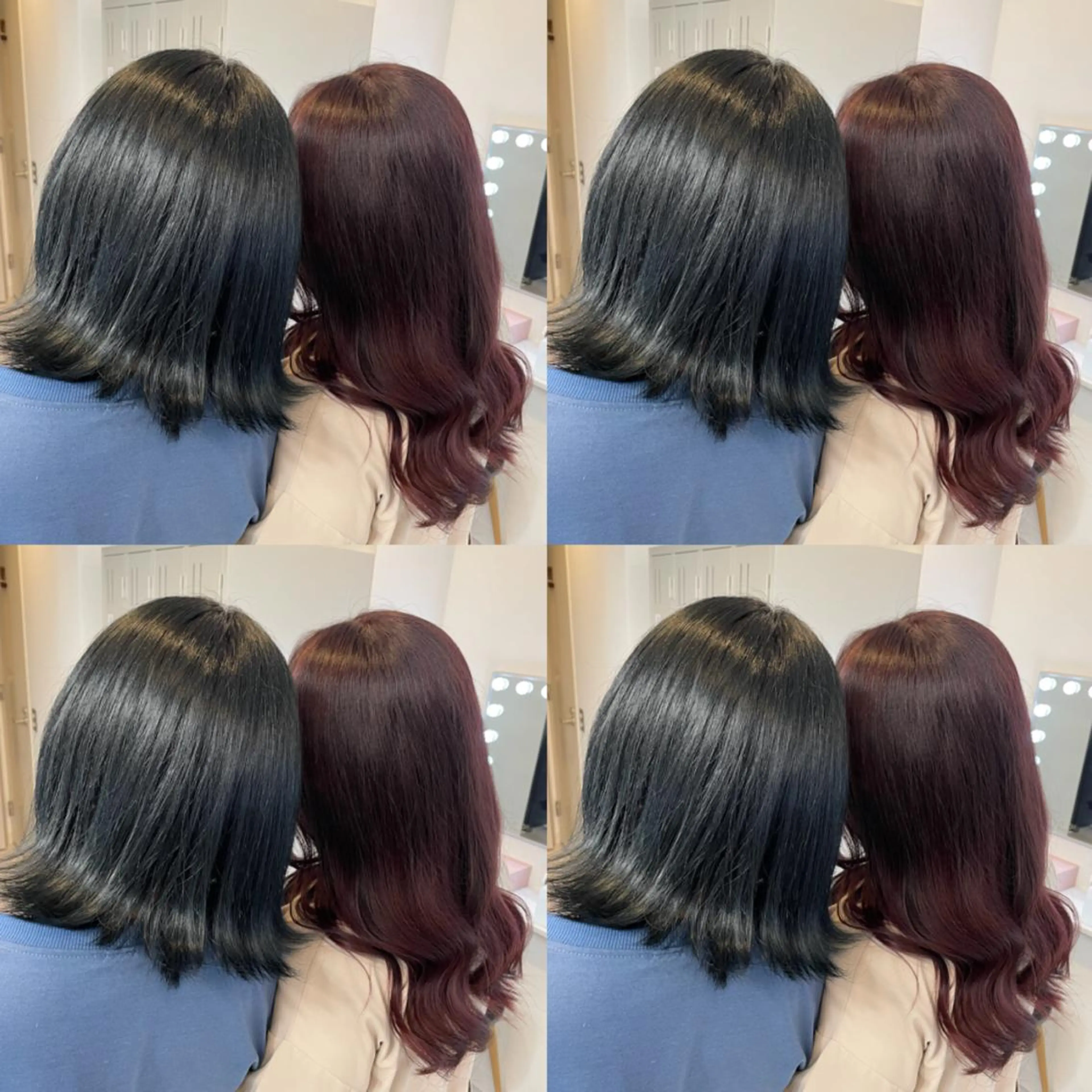 セミロング カラー ヘアアレンジ ヘアカラー トリートメント 🦋韓国ヘア 坂本 菜摘🦋のヘアスタイル