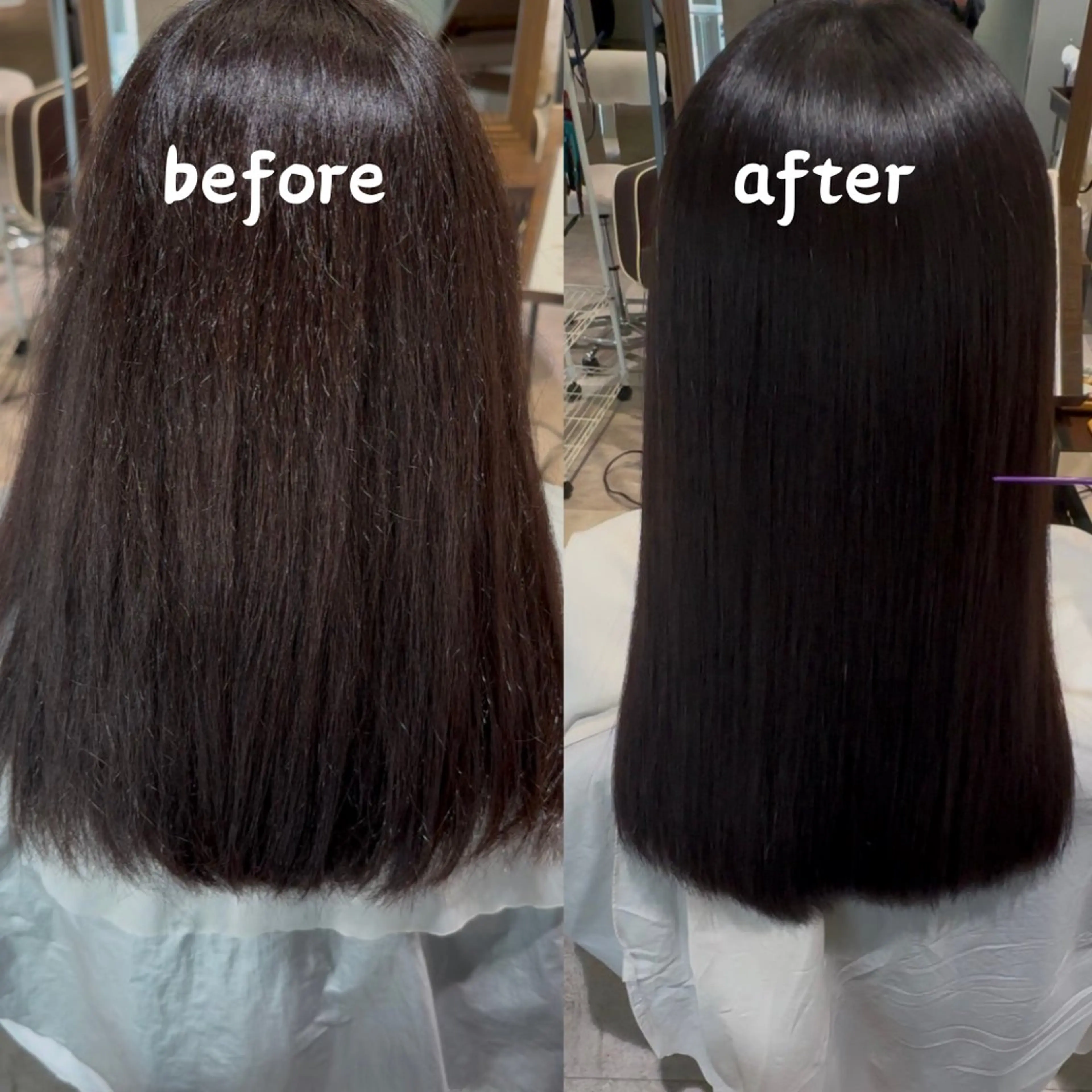 ロング 縮毛矯正専門店 unlabel近藤のヘアスタイル