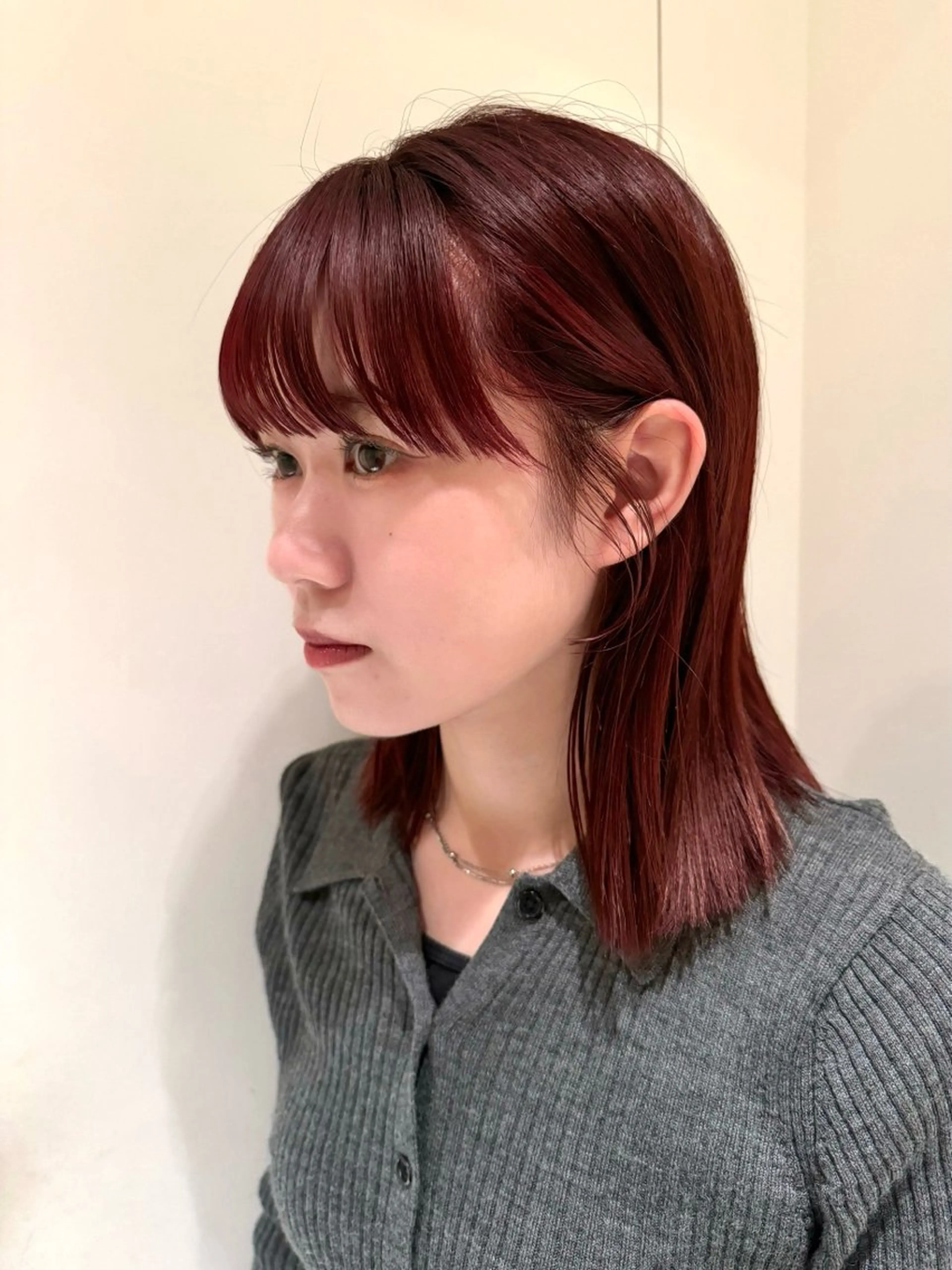 ミディアム カラー 松本優香/ボブ/ダ ブルカラー/髪質改善のヘアスタイル