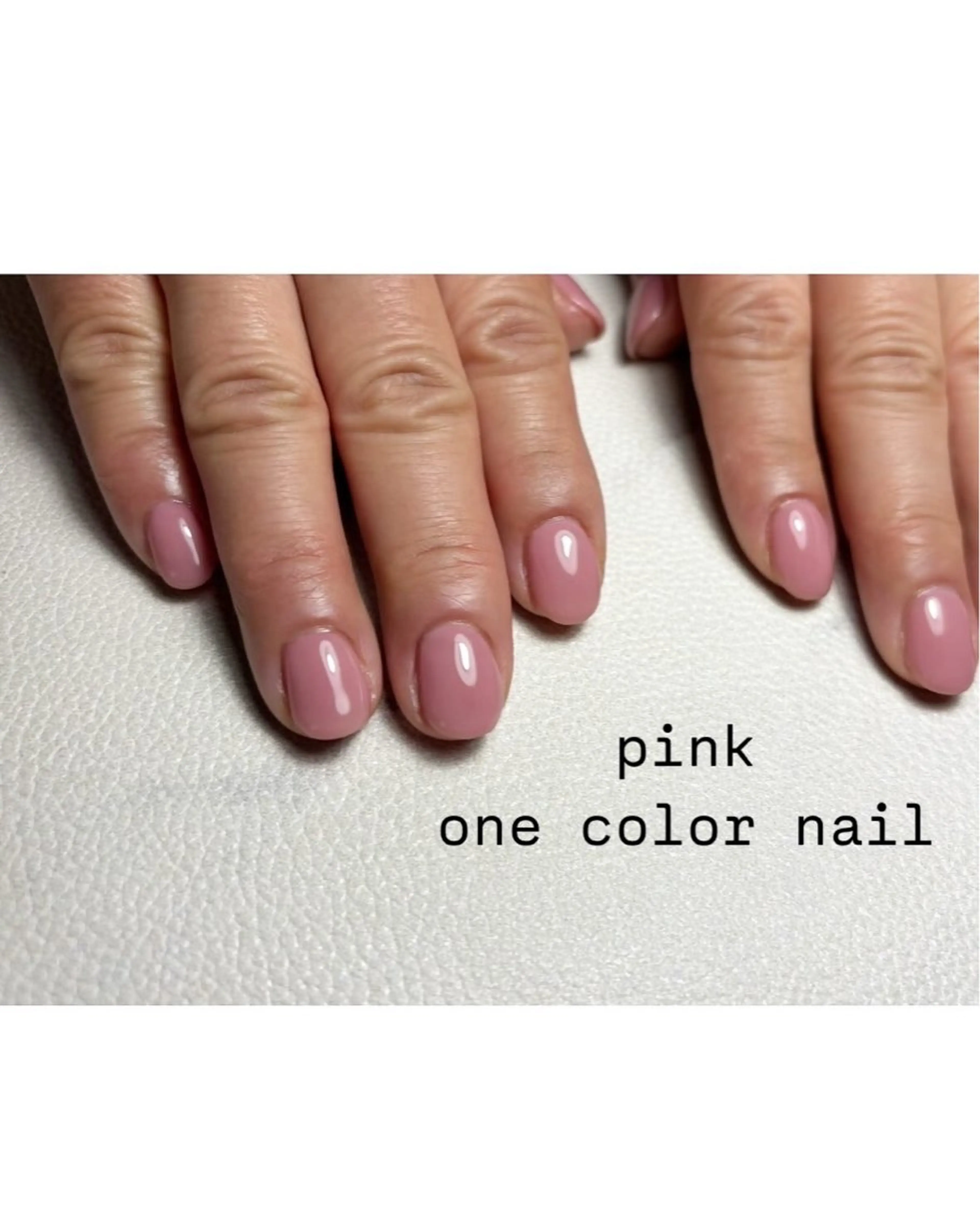 ネイル ピンク シンプルネイル BellaLuna 武藤美里のネイルデザイン